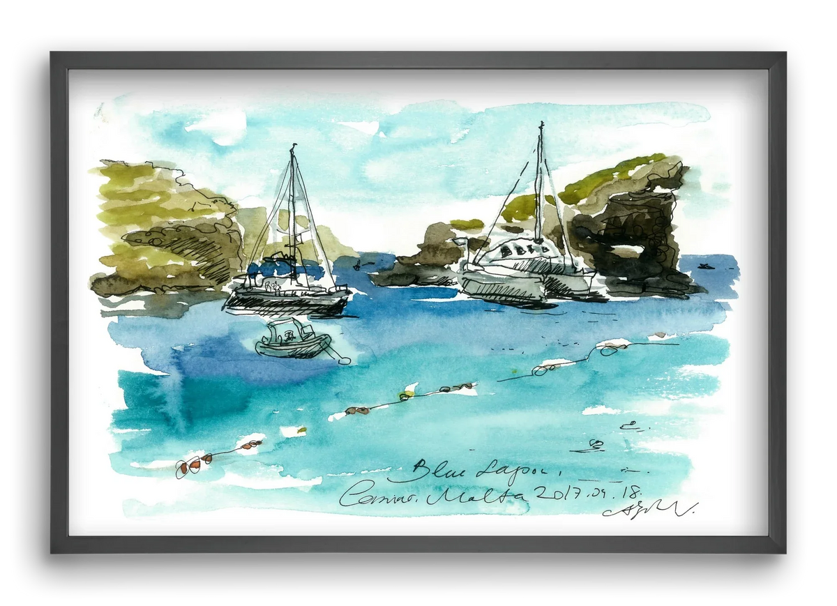 MALTA AQUARELLE NO.2 - artbridge