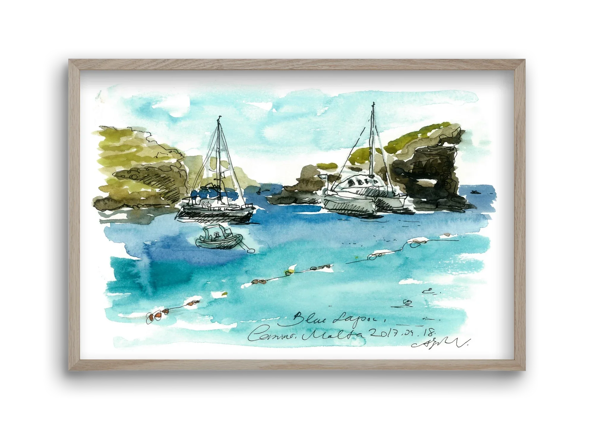 MALTA AQUARELLE NO.2 - artbridge