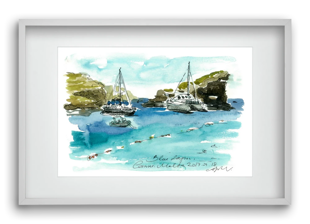 MALTA AQUARELLE NO.2 - artbridge