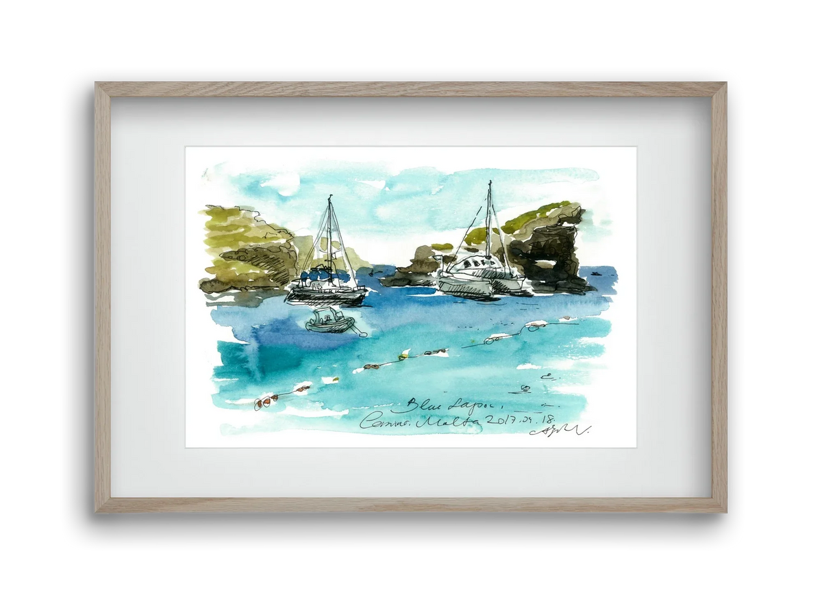 MALTA AQUARELLE NO.2 - artbridge