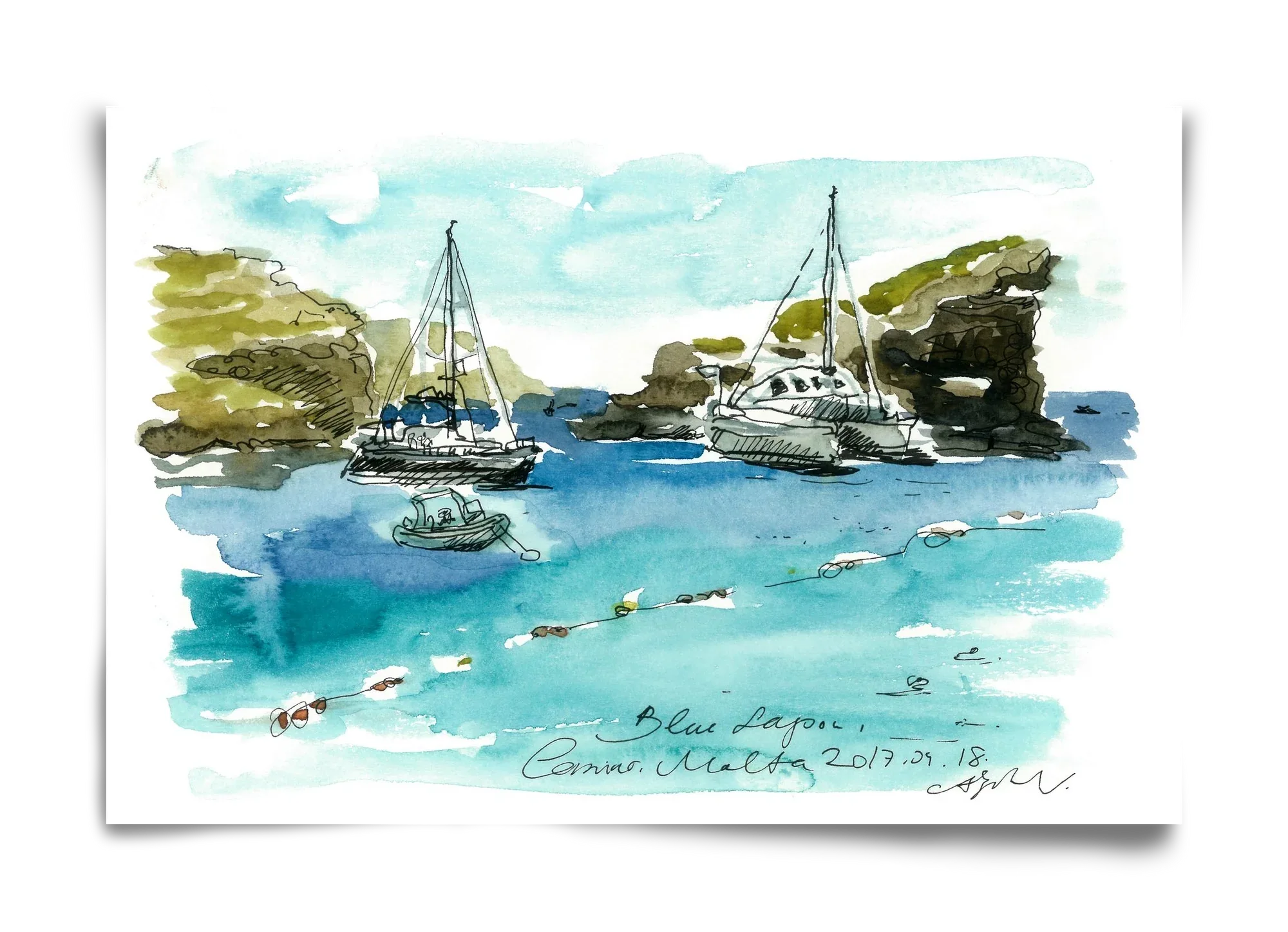 MALTA AQUARELLE NO.2 - artbridge
