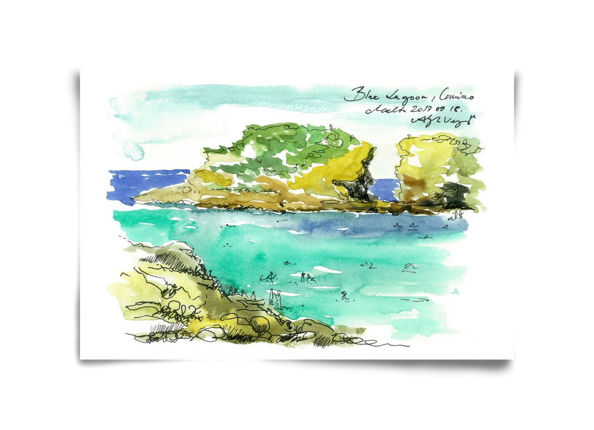 MALTA AQUARELLE NO.3 - artbridge