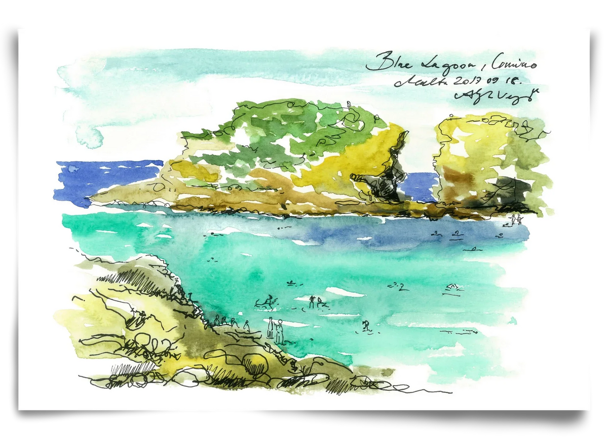 MALTA AQUARELLE NO.3 - artbridge
