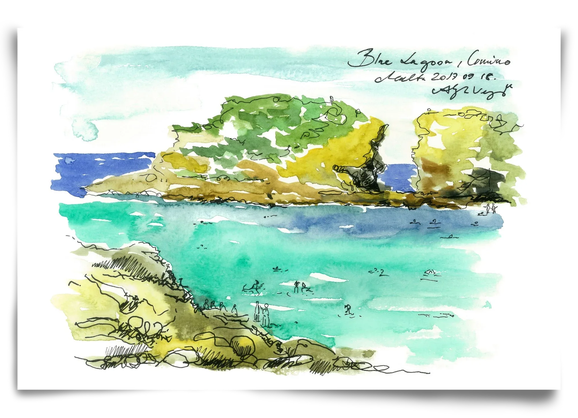 MALTA AQUARELLE NO.3 - artbridge