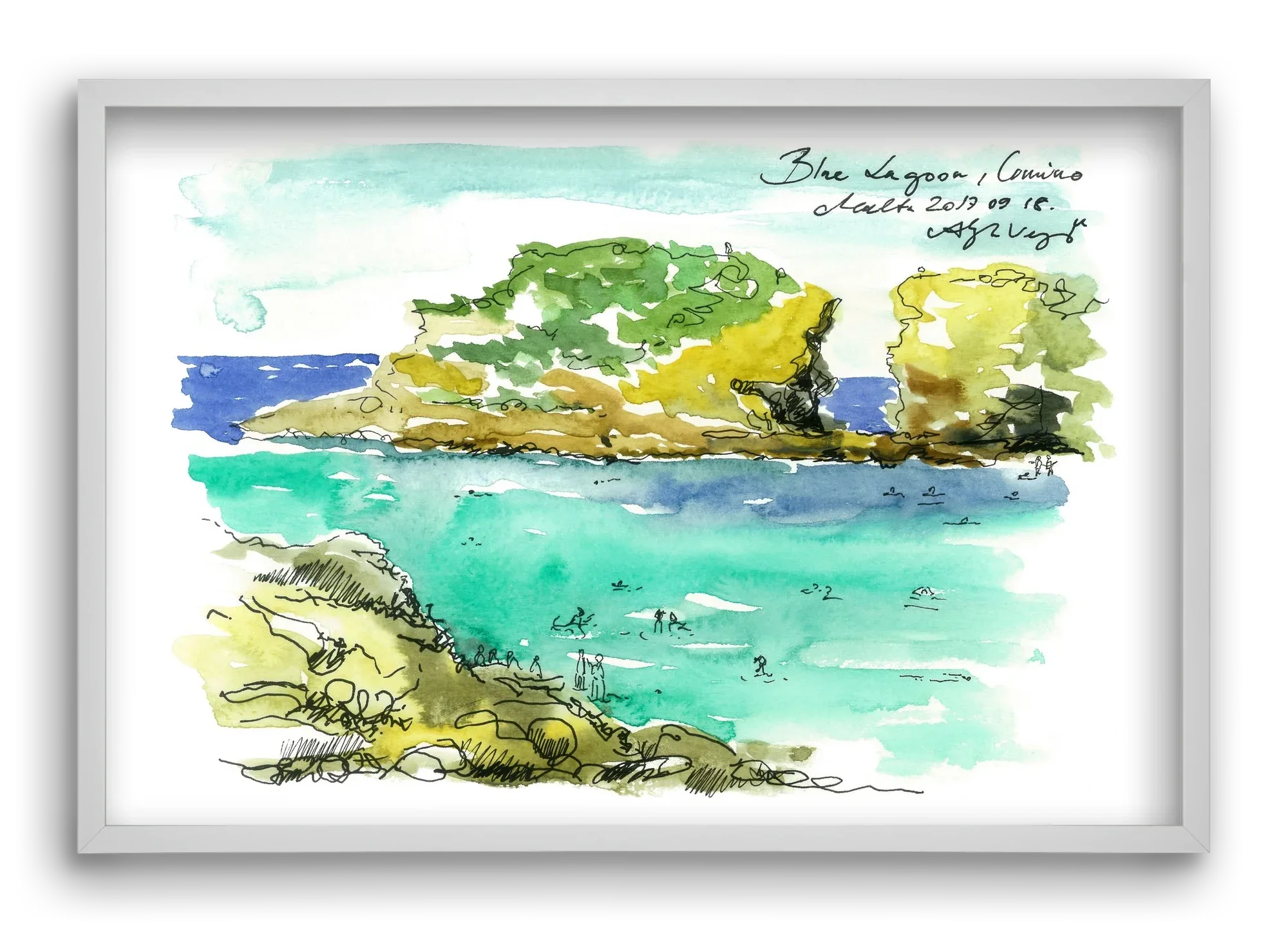 MALTA AQUARELLE NO.3 - artbridge