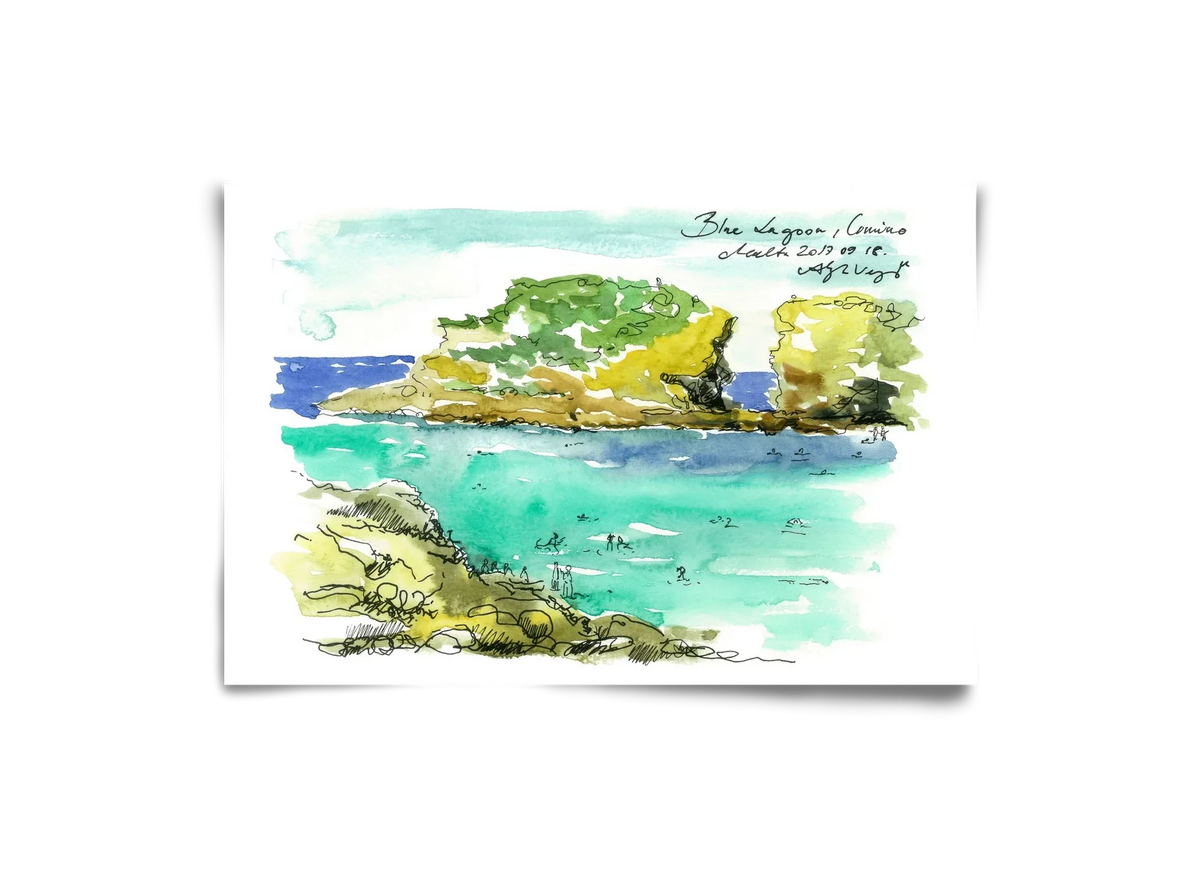 MALTA AQUARELLE NO.3 - artbridge