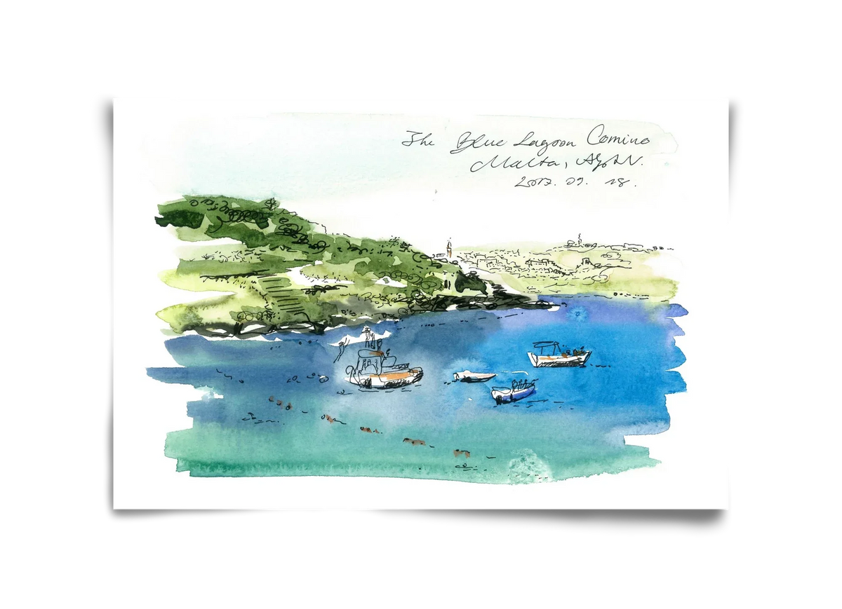 MALTA AQUARELLE NO.4 - artbridge