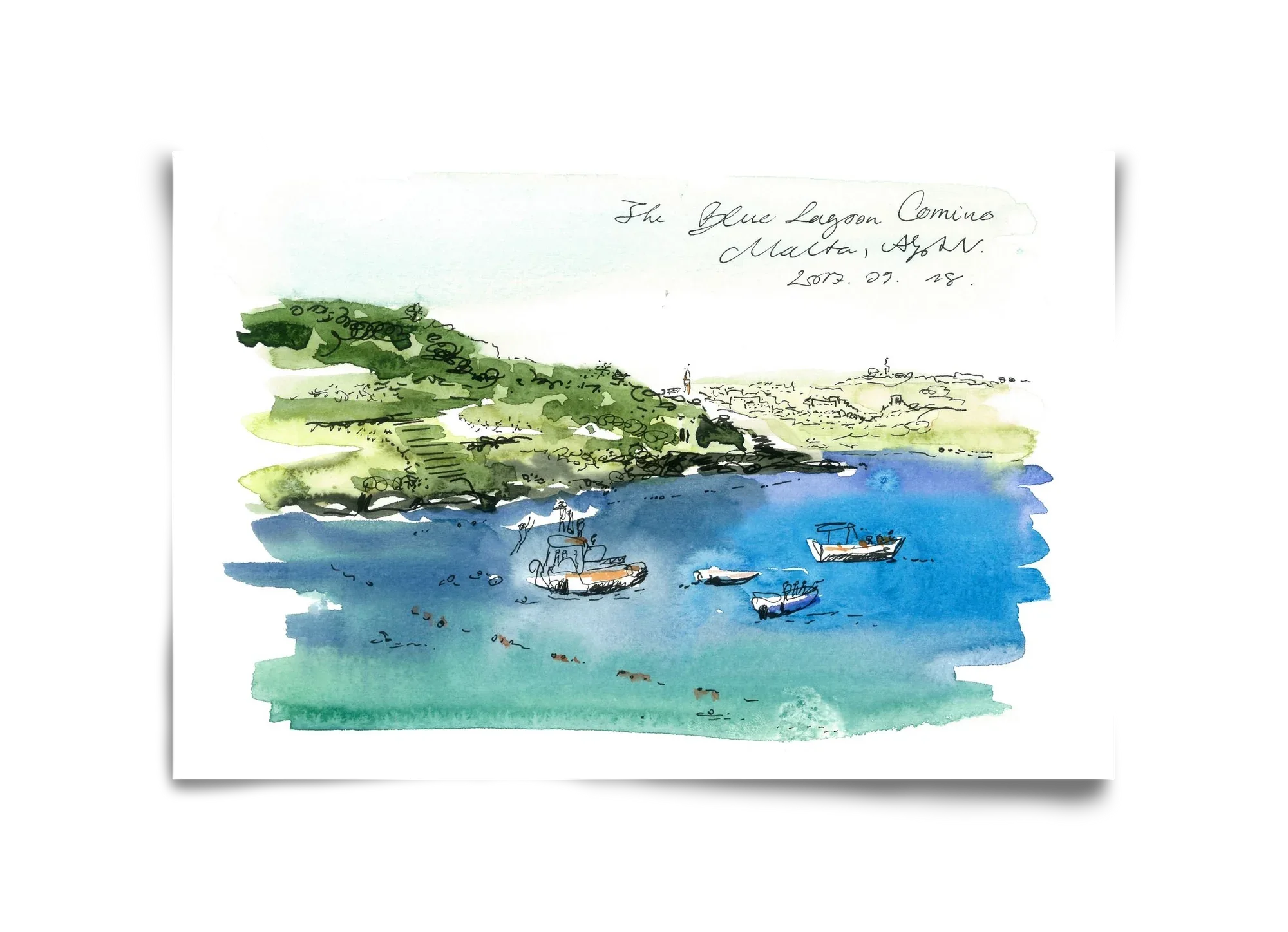 MALTA AQUARELLE NO.4 - artbridge