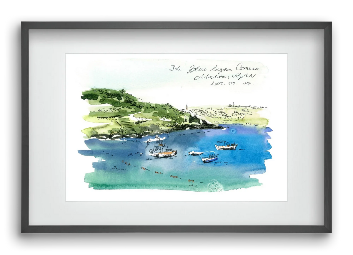 MALTA AQUARELLE NO.4 - artbridge