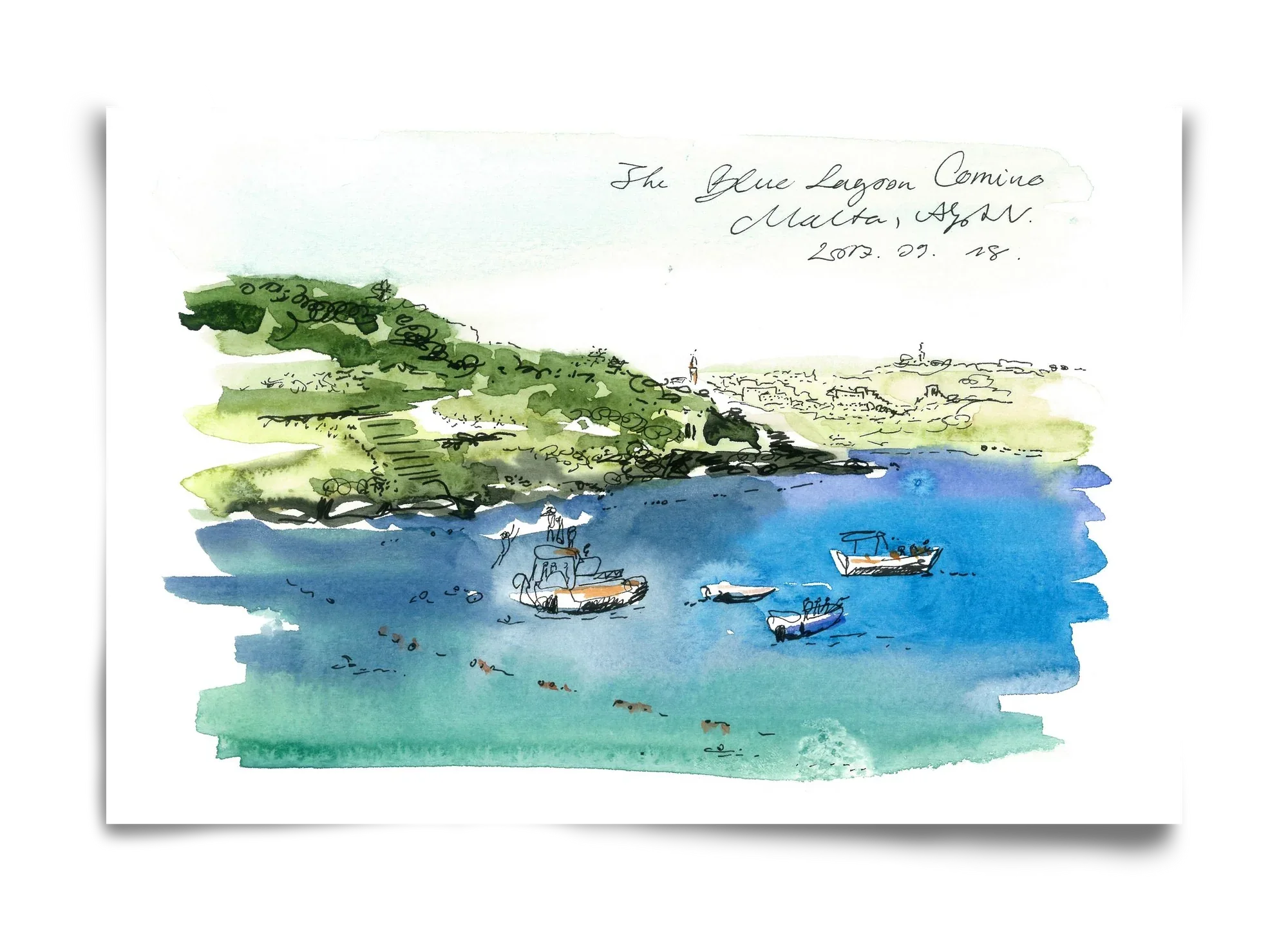MALTA AQUARELLE NO.4 - artbridge