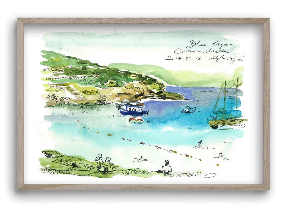 MALTA AQUARELLE NO.5 - artbridge