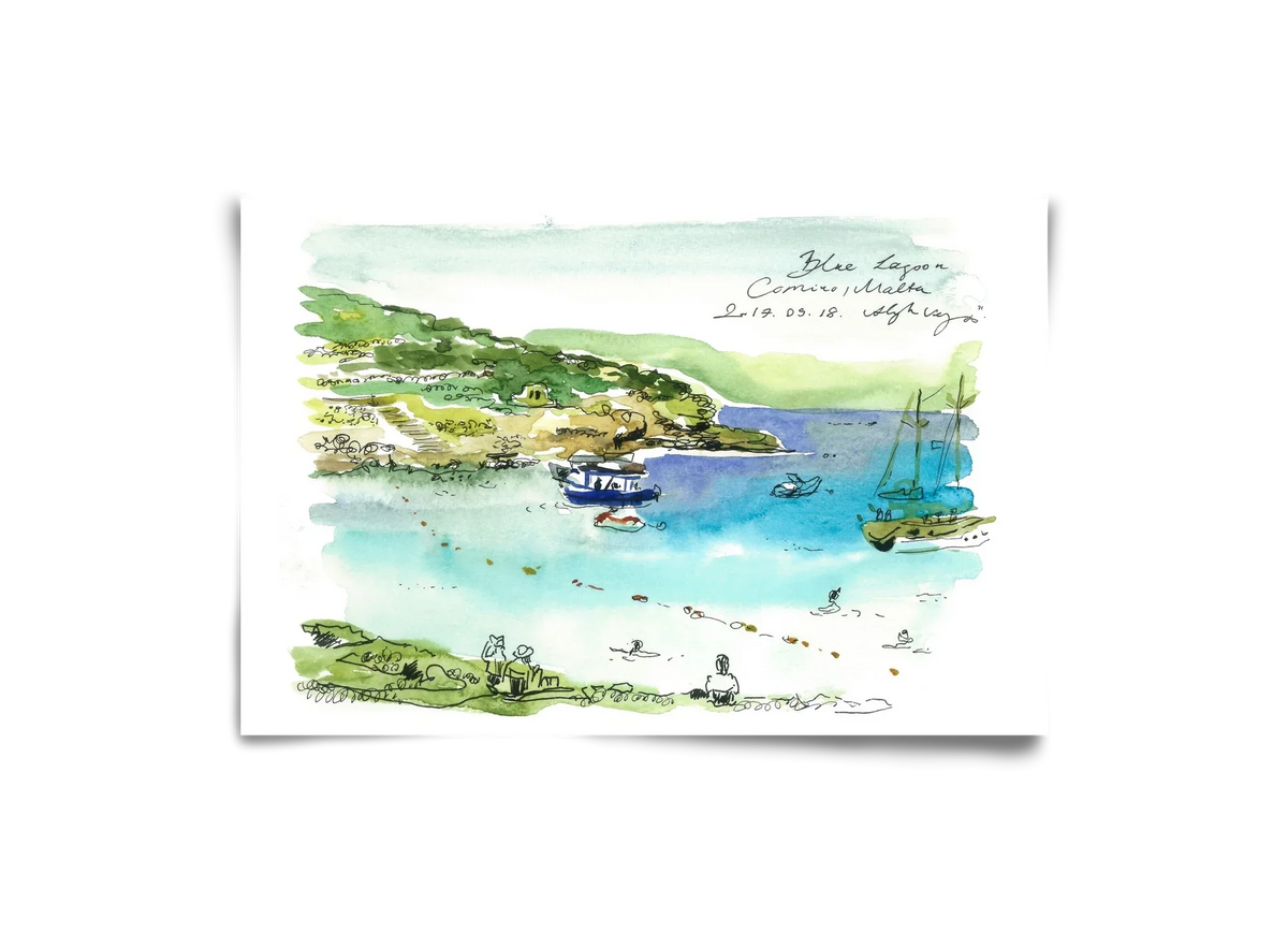MALTA AQUARELLE NO.5 - artbridge