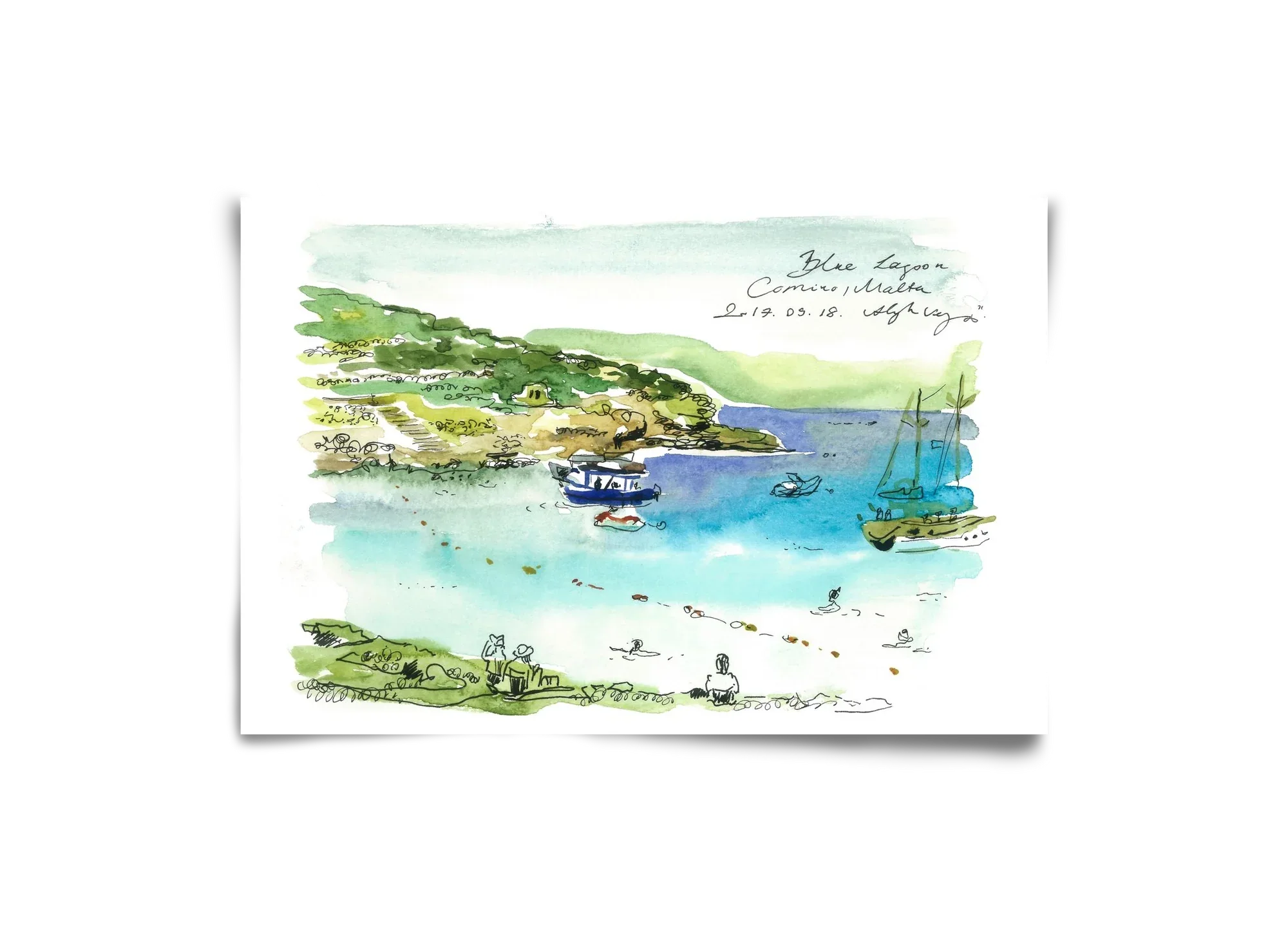 MALTA AQUARELLE NO.5 - artbridge