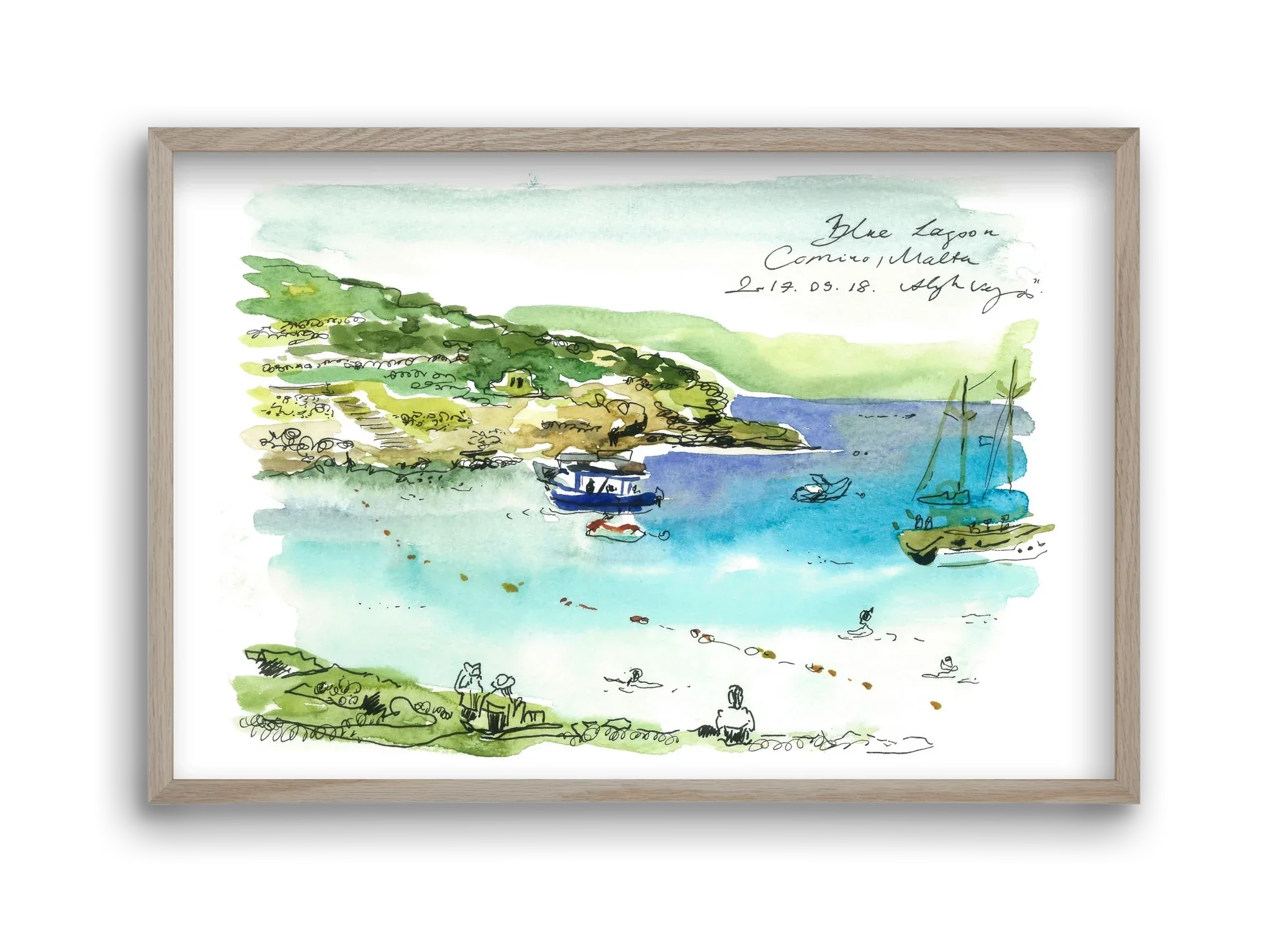 MALTA AQUARELLE NO.5 - artbridge