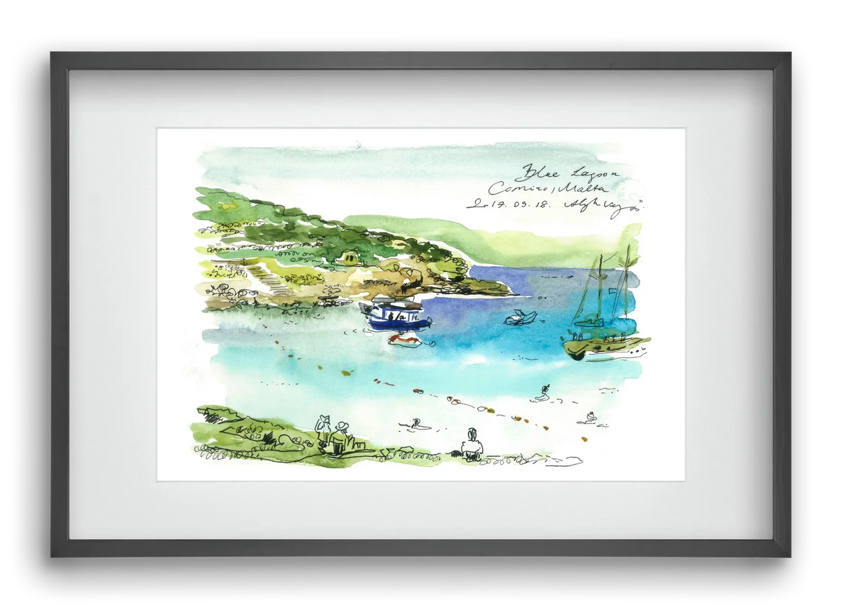 MALTA AQUARELLE NO.5 - artbridge