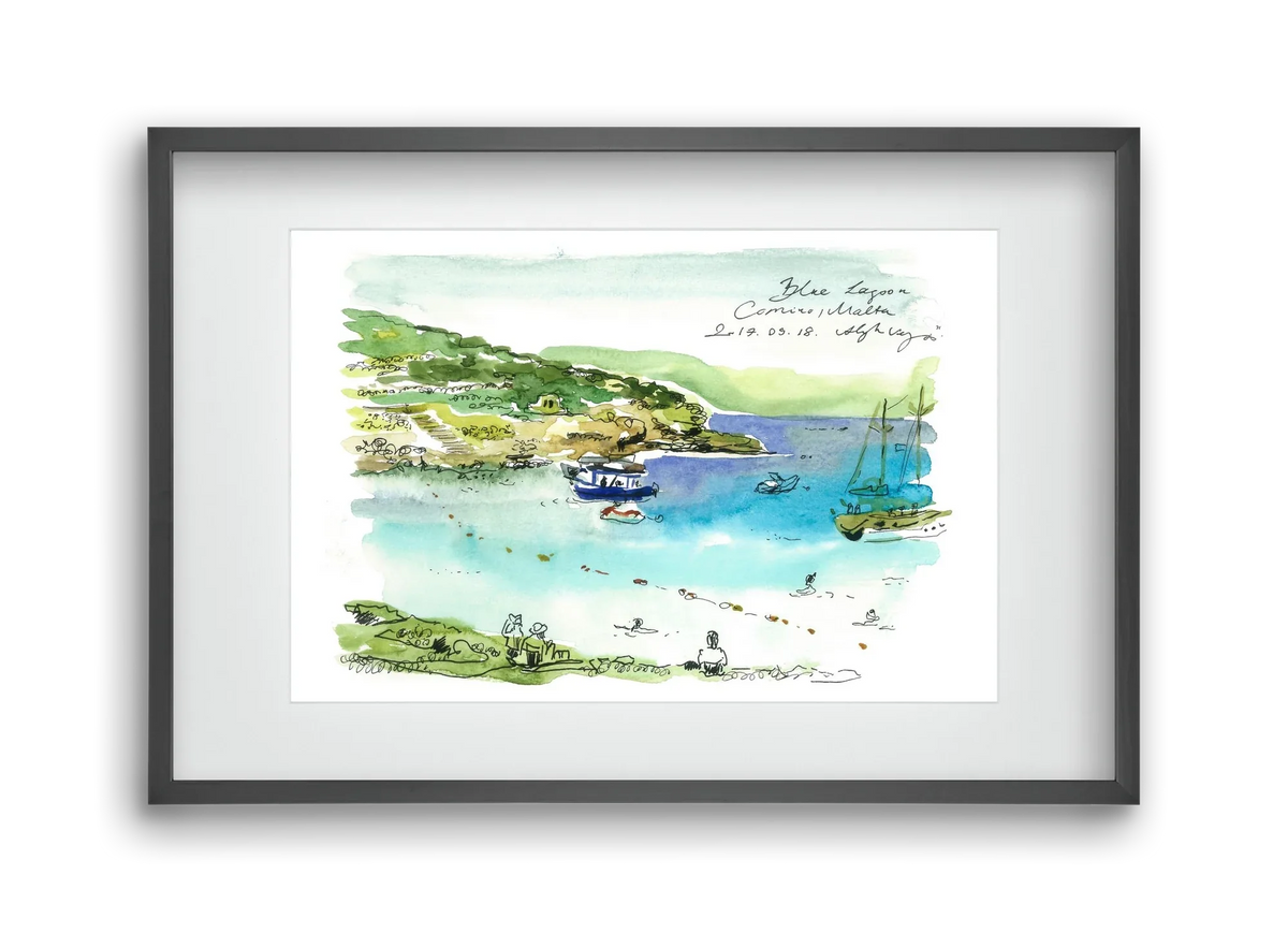 MALTA AQUARELLE NO.5 - artbridge