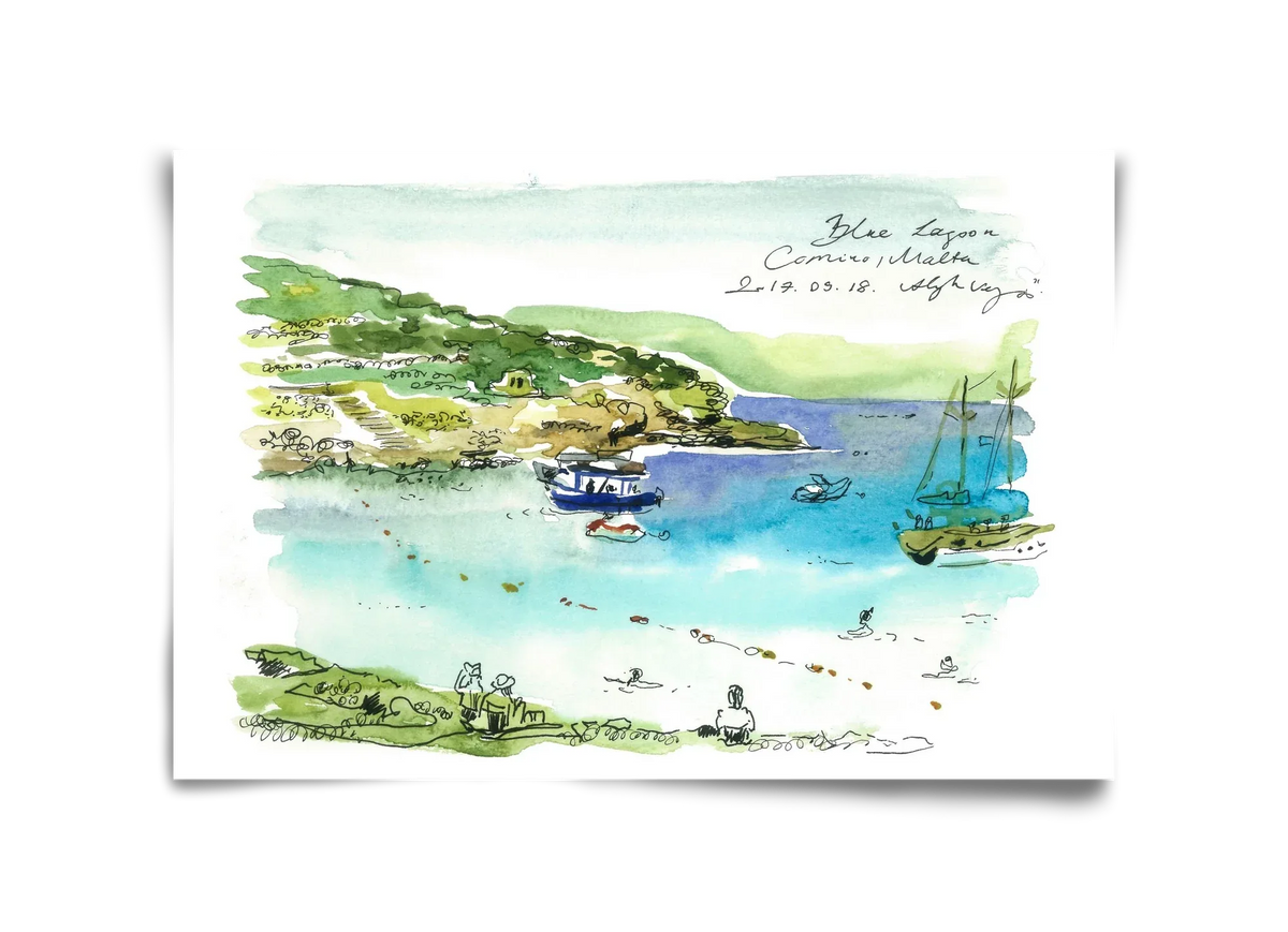 MALTA AQUARELLE NO.5 - artbridge