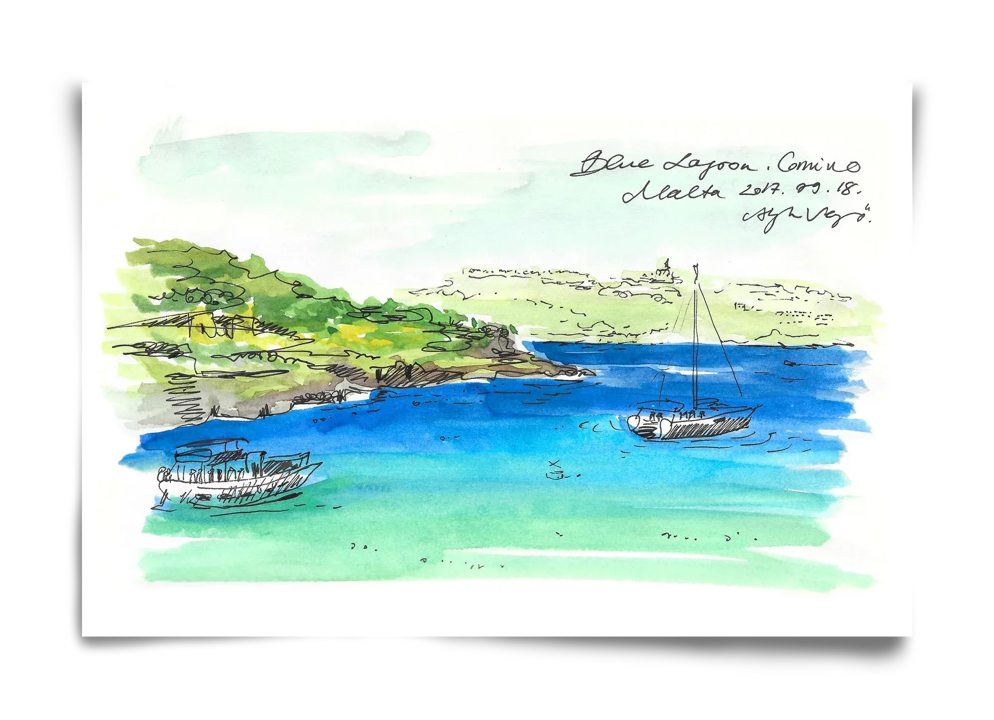 MALTA AQUARELLE NO.6 - artbridge
