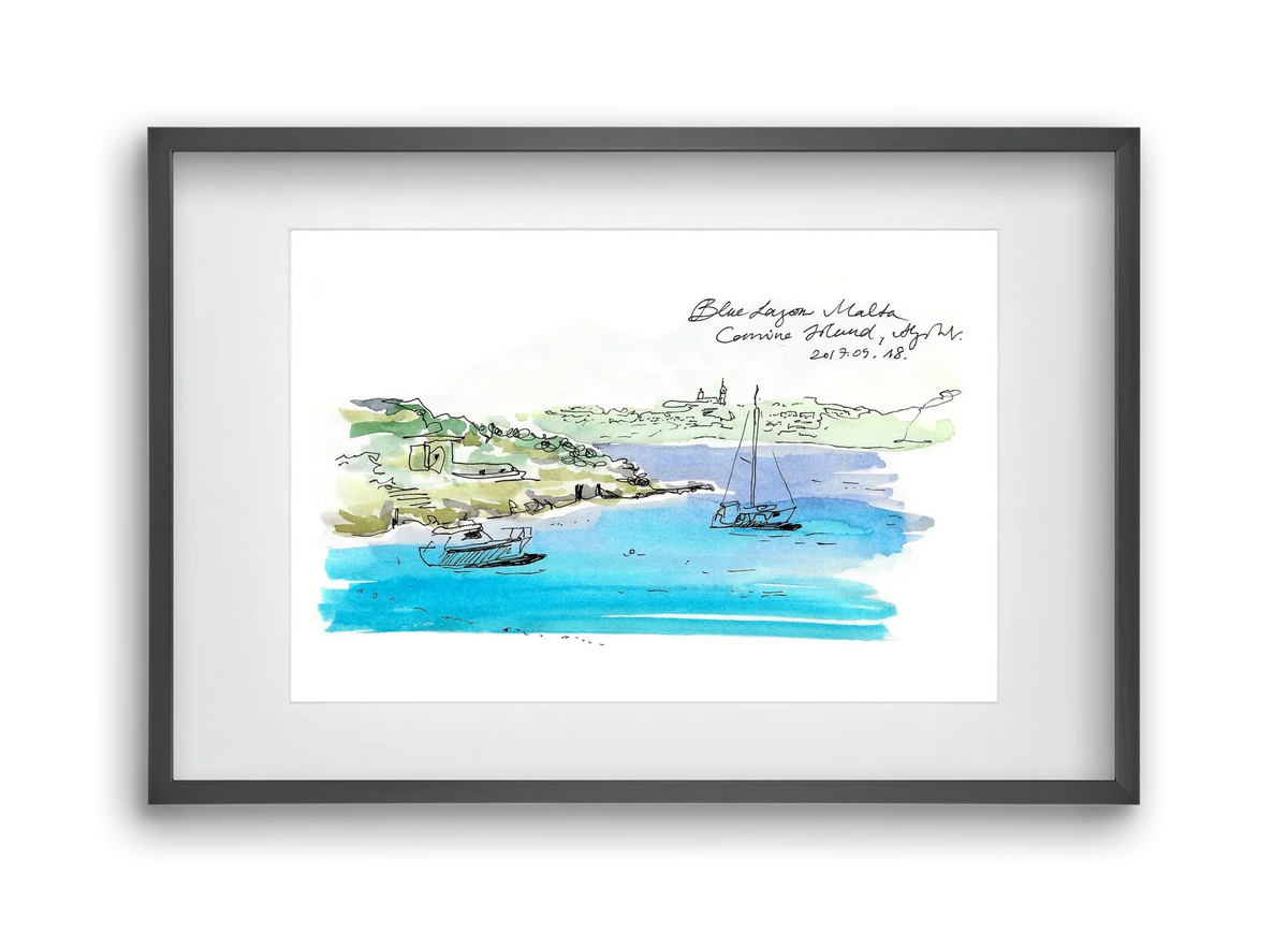 MALTA AQUARELLE NO.7 - artbridge