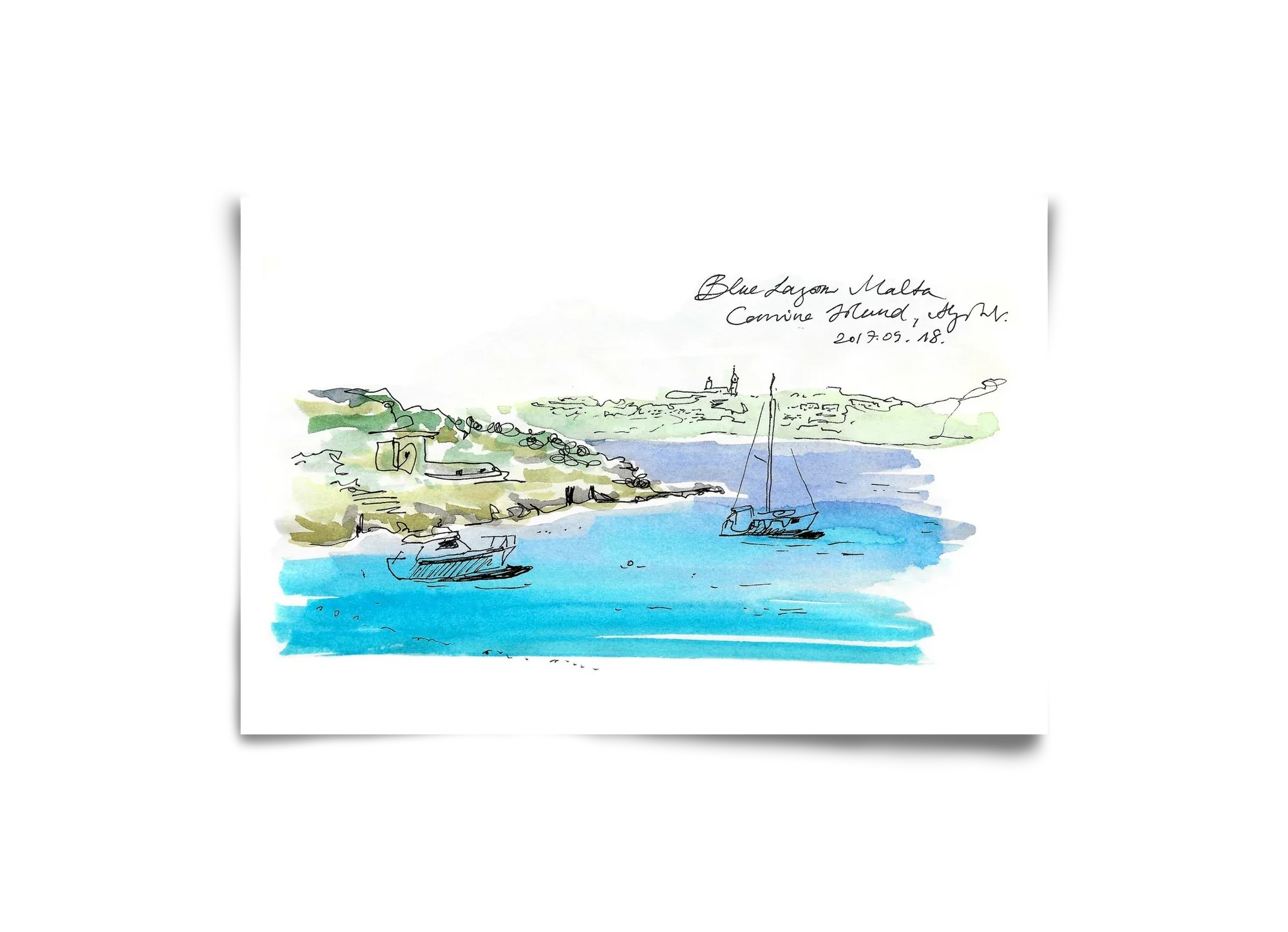 MALTA AQUARELLE NO.7 - artbridge