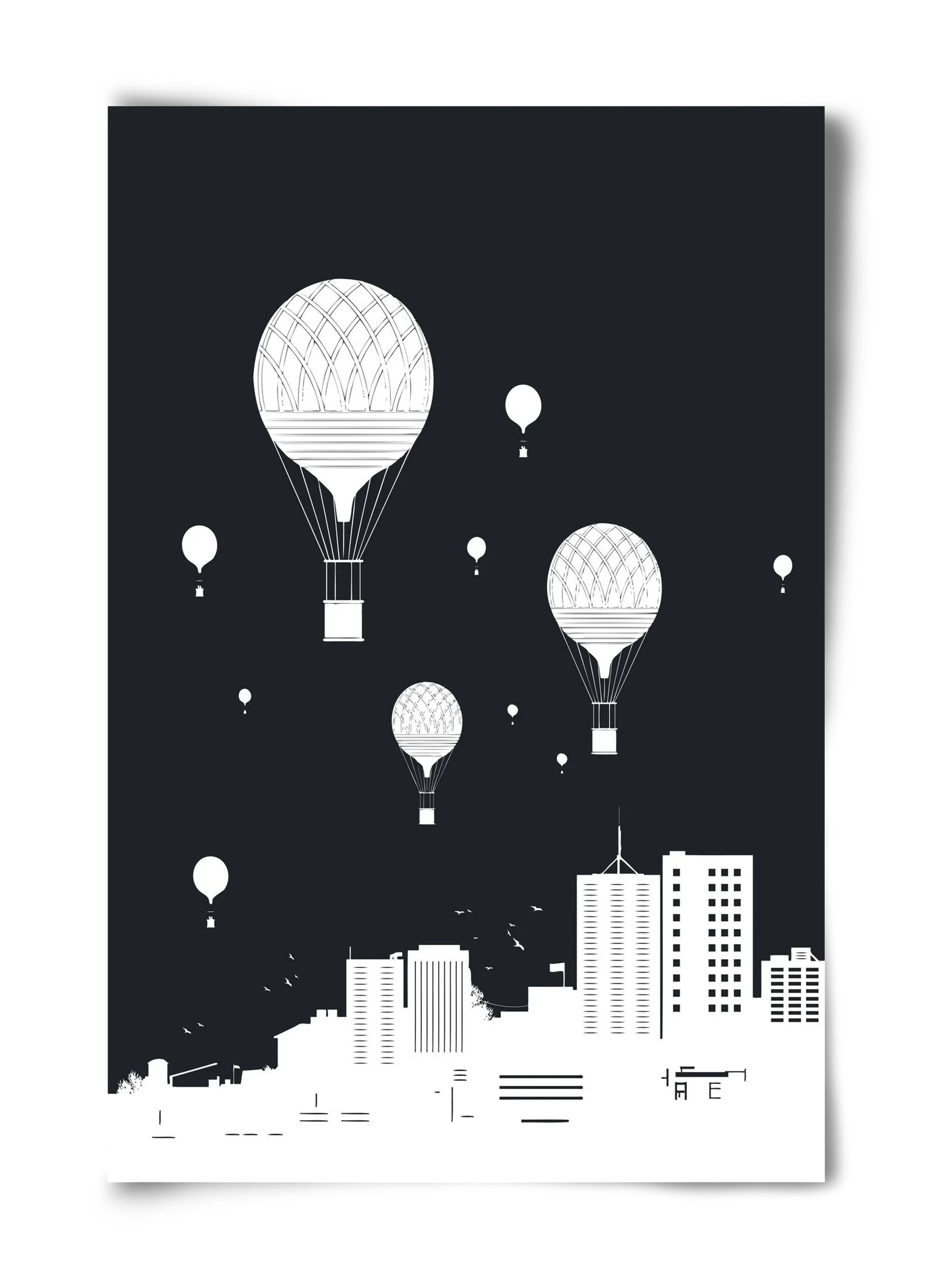 Balloons and the city - artbridge
