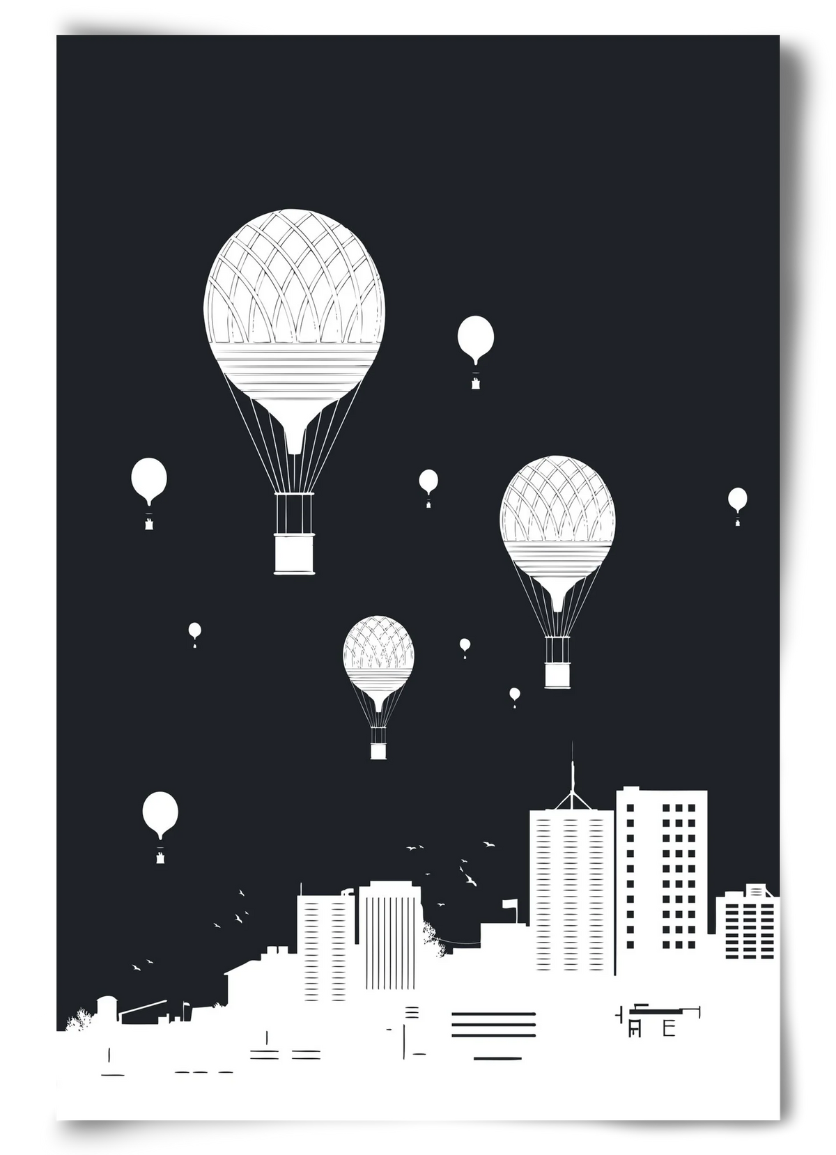 Balloons and the city - artbridge