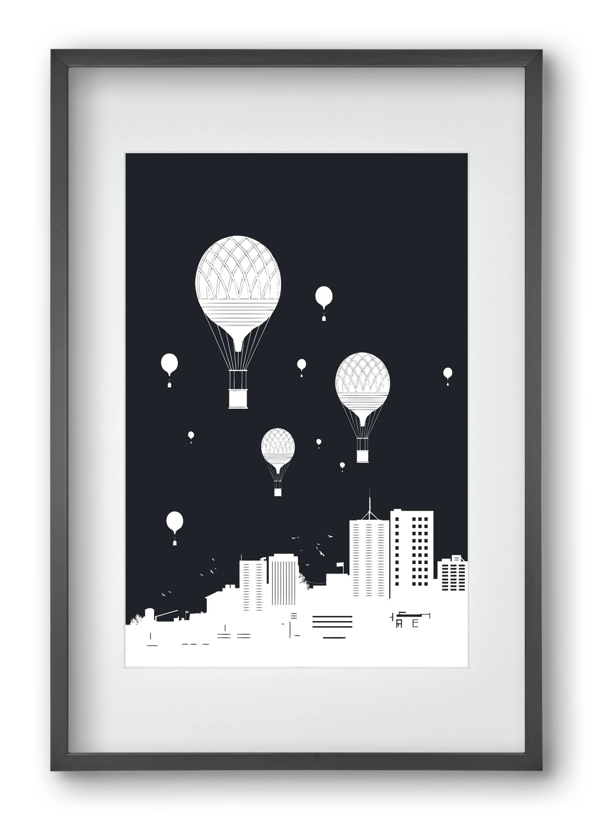 Balloons and the city - artbridge