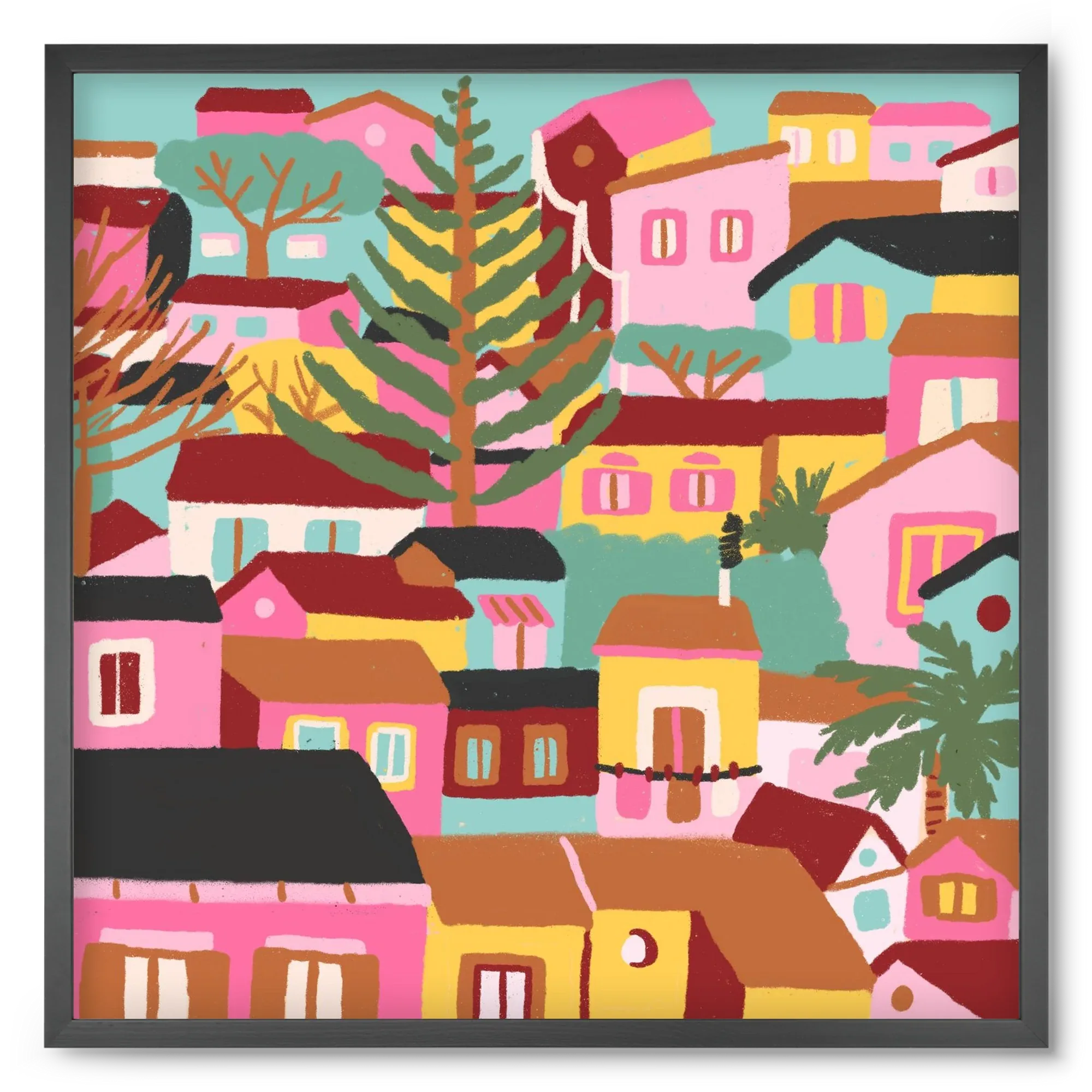 Modica város részlet - artbridge