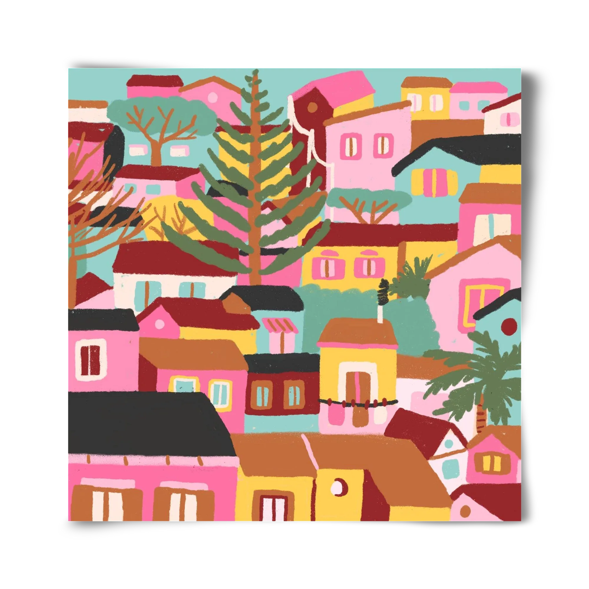 Modica város részlet - artbridge