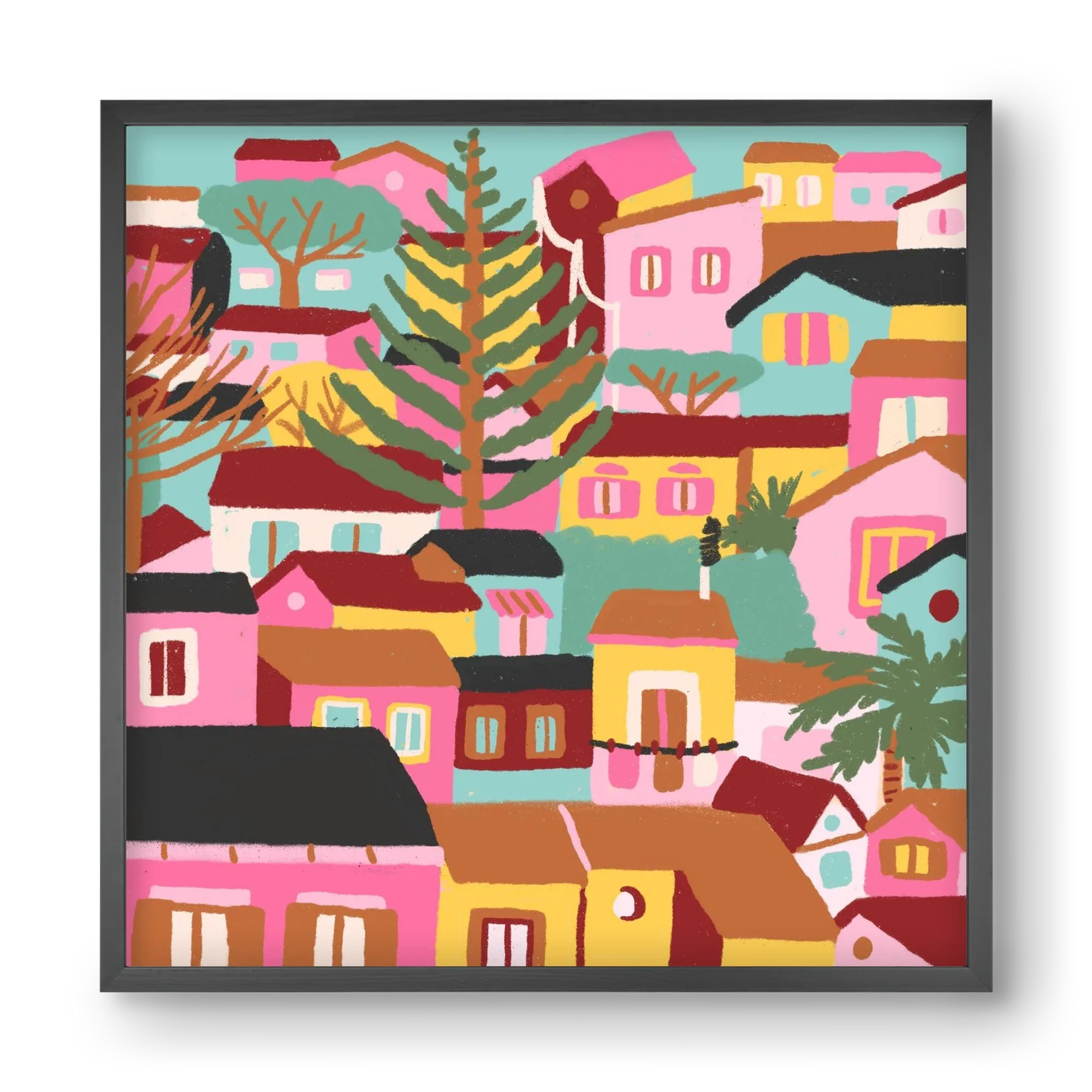 Modica város részlet - artbridge