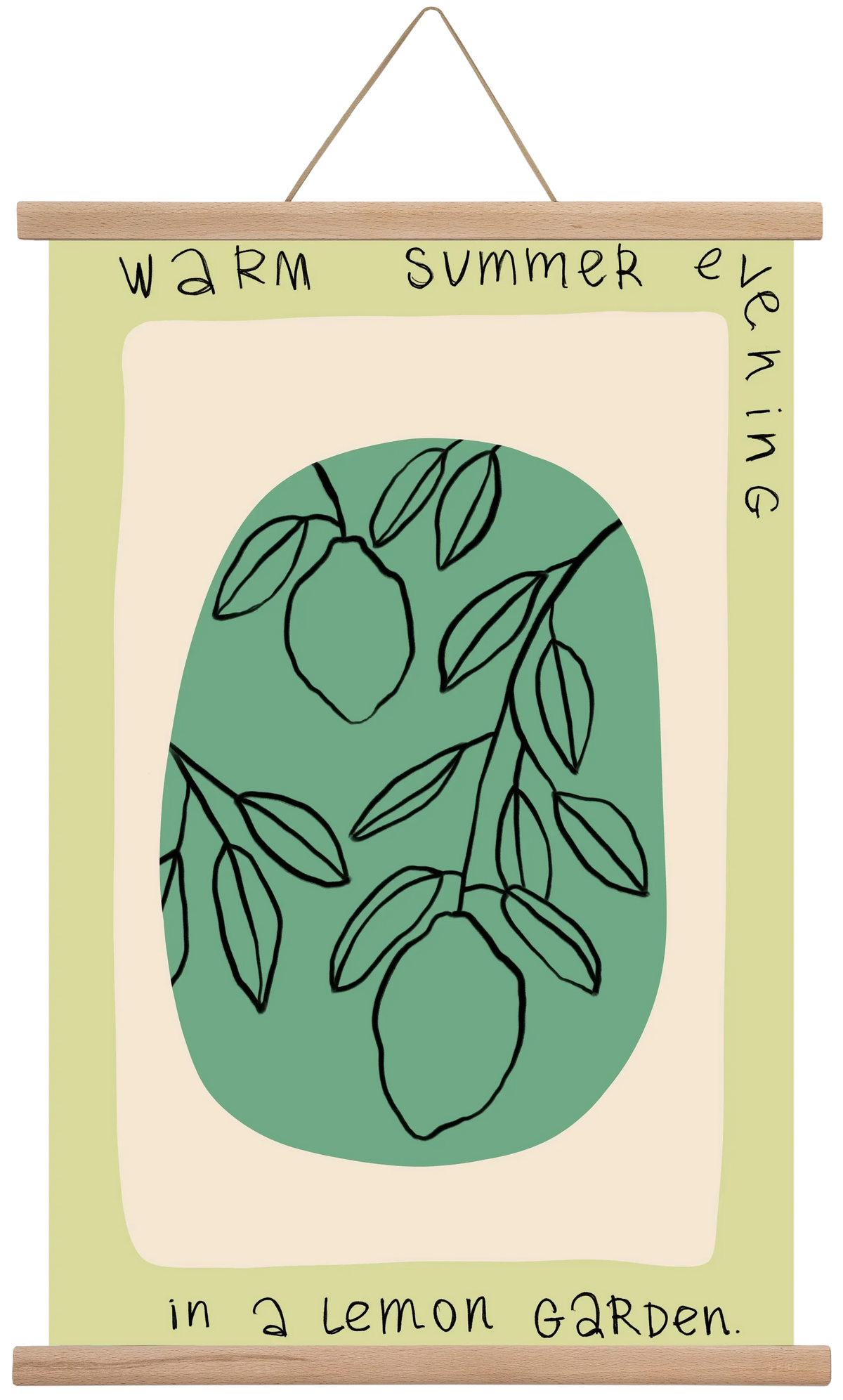 WARM SUMMER EVENING IN A LEMON GARDEN - artbridge