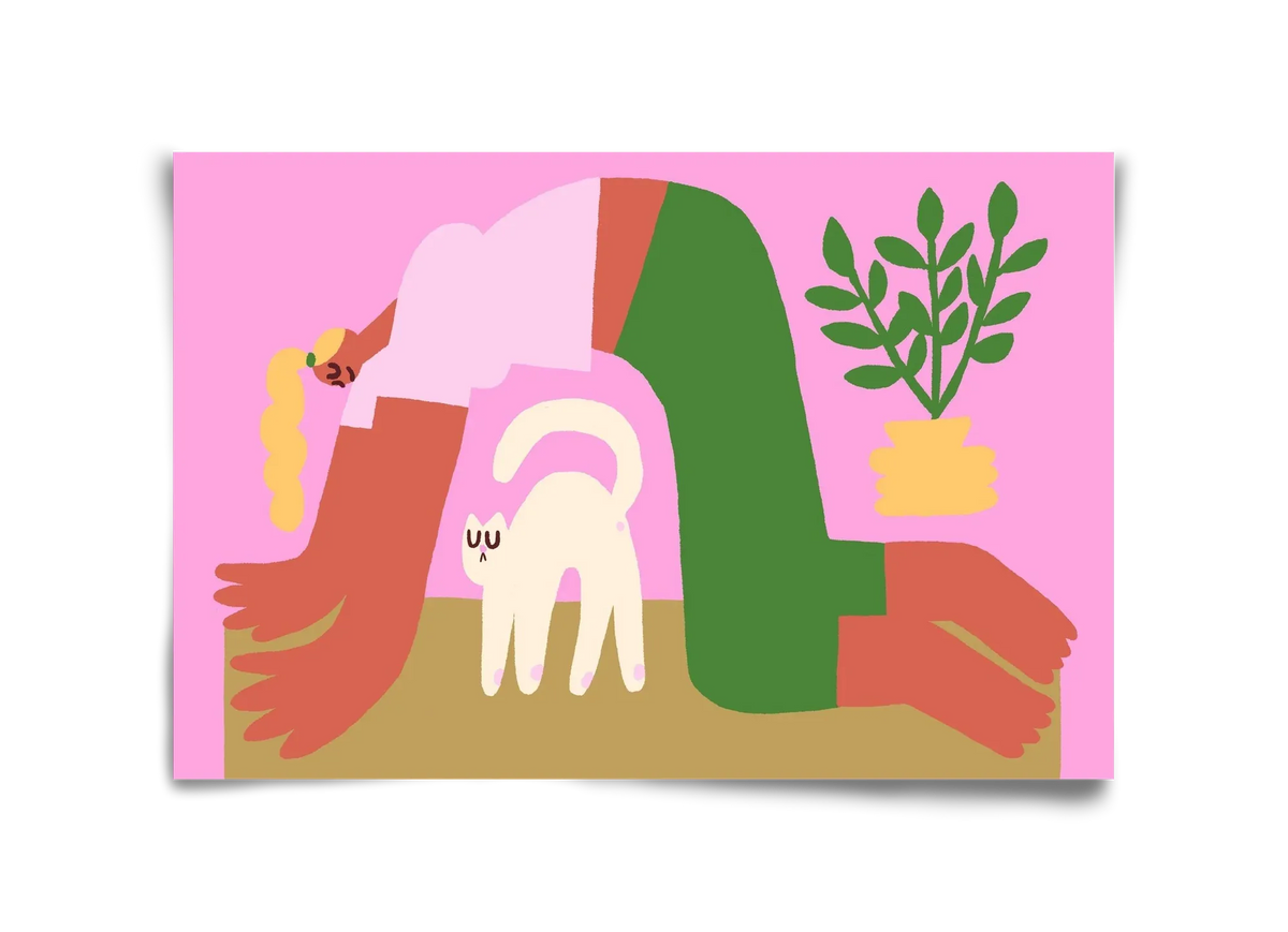 Yoga Cat - artbridge