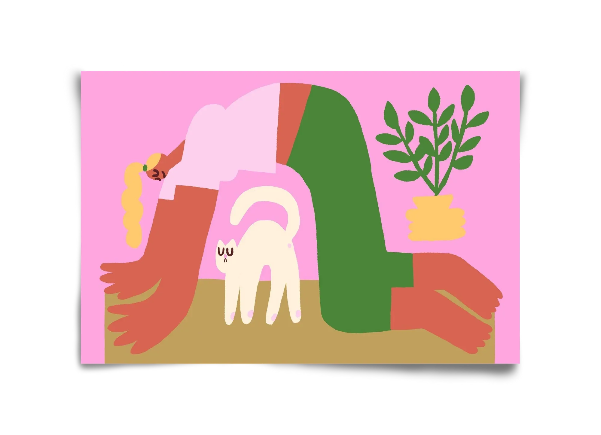 Yoga Cat - artbridge