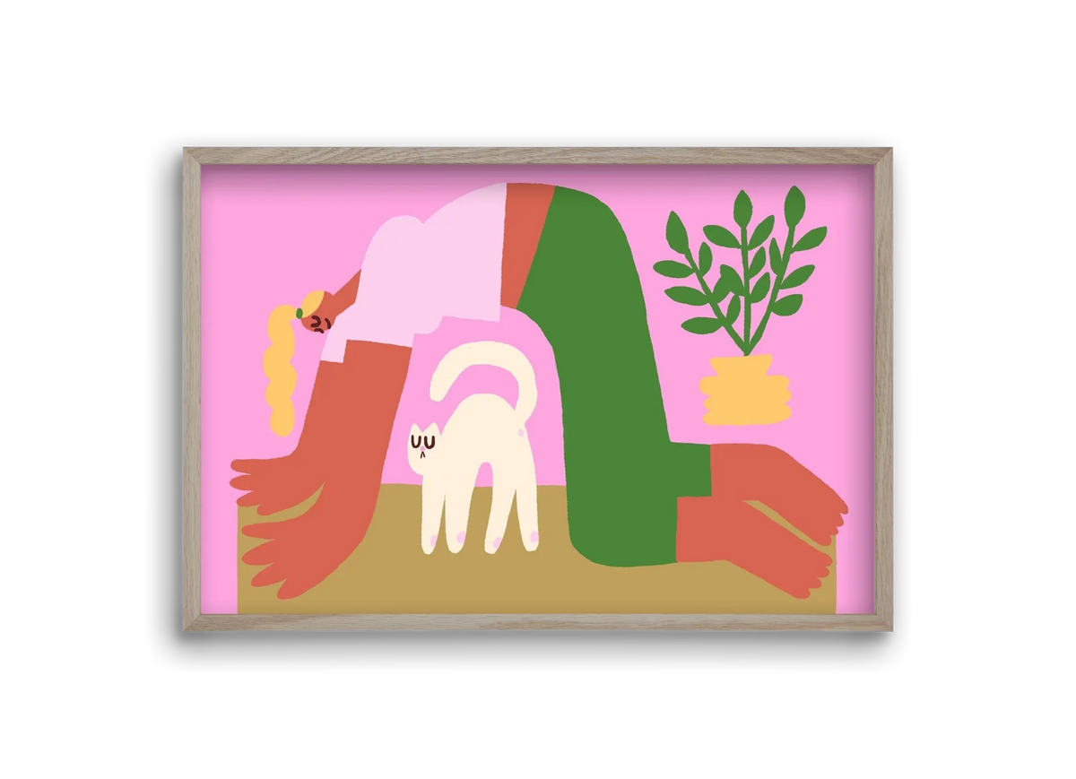 Yoga Cat - artbridge