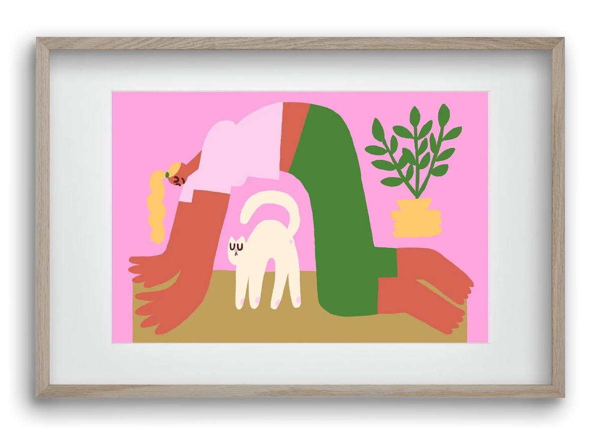 Yoga Cat - artbridge