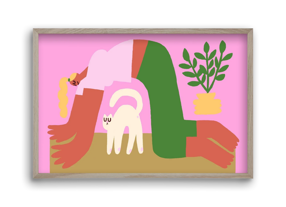 Yoga Cat - artbridge