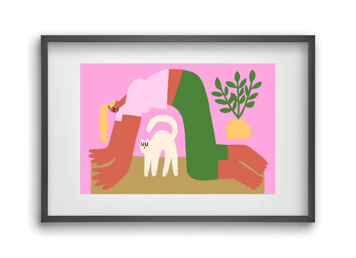 Yoga Cat - artbridge