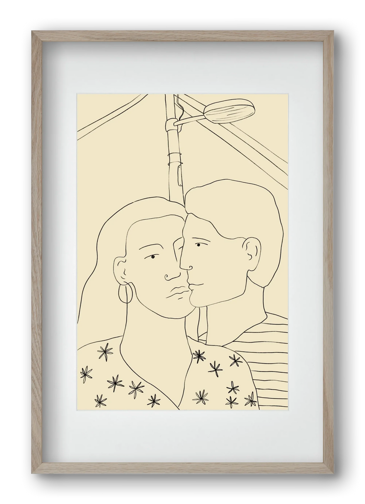 COUPLE IN LOVE UNDER A STREET SIGN - artbridge