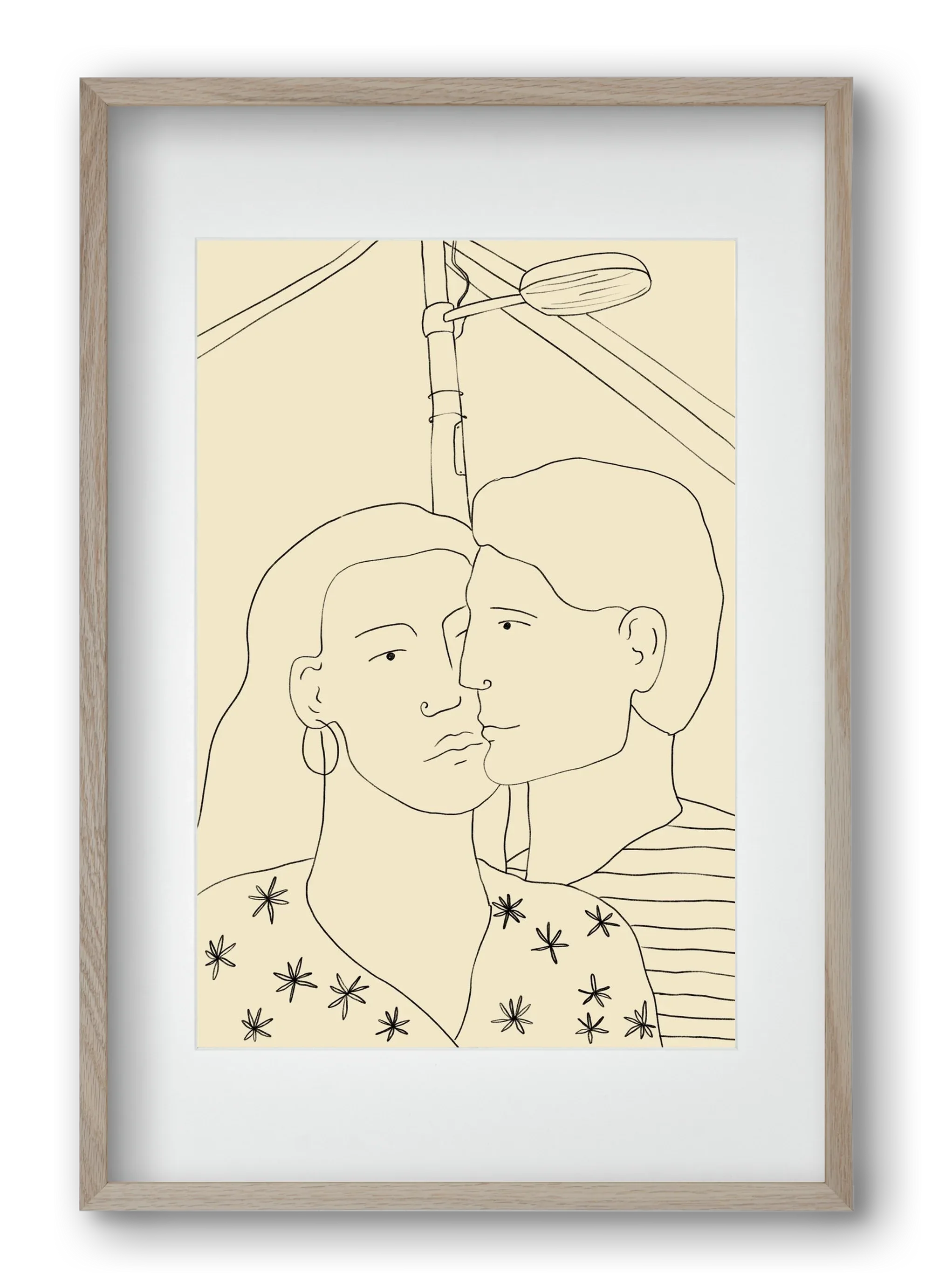 COUPLE IN LOVE UNDER A STREET SIGN - artbridge