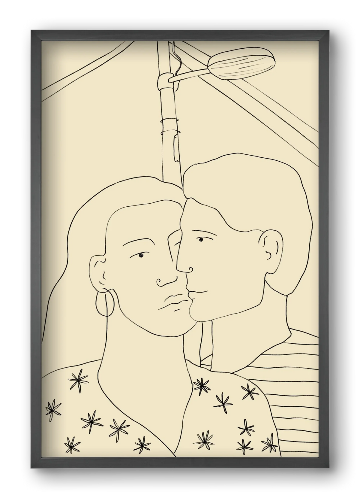 COUPLE IN LOVE UNDER A STREET SIGN - artbridge
