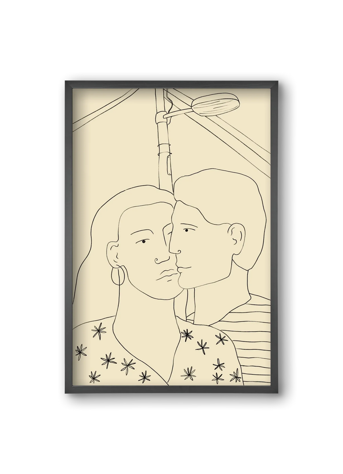 COUPLE IN LOVE UNDER A STREET SIGN - artbridge