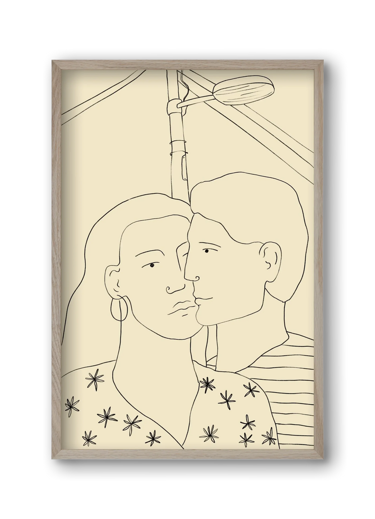 COUPLE IN LOVE UNDER A STREET SIGN - artbridge