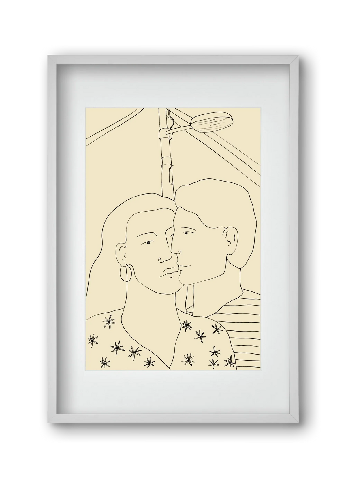 COUPLE IN LOVE UNDER A STREET SIGN - artbridge