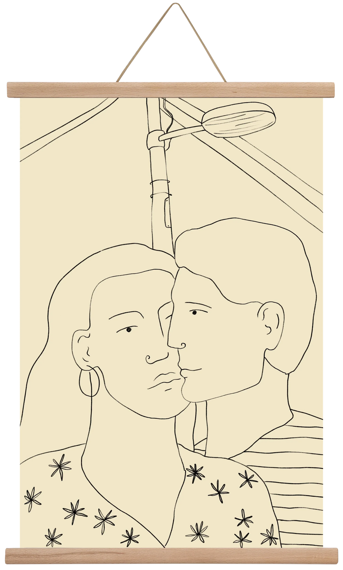 COUPLE IN LOVE UNDER A STREET SIGN - artbridge