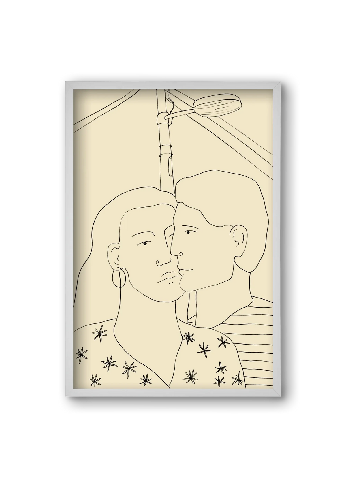 COUPLE IN LOVE UNDER A STREET SIGN - artbridge