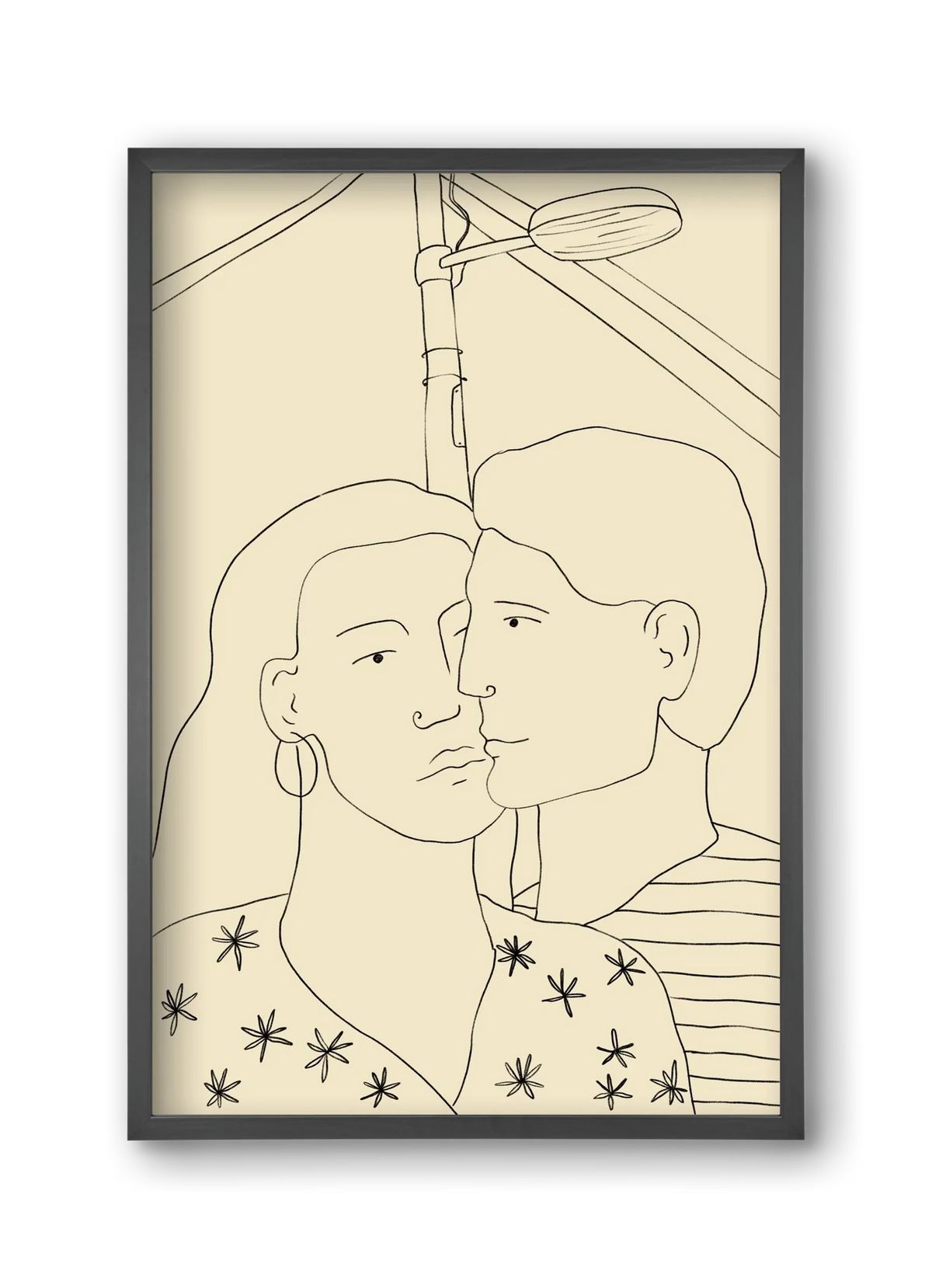 COUPLE IN LOVE UNDER A STREET SIGN - artbridge