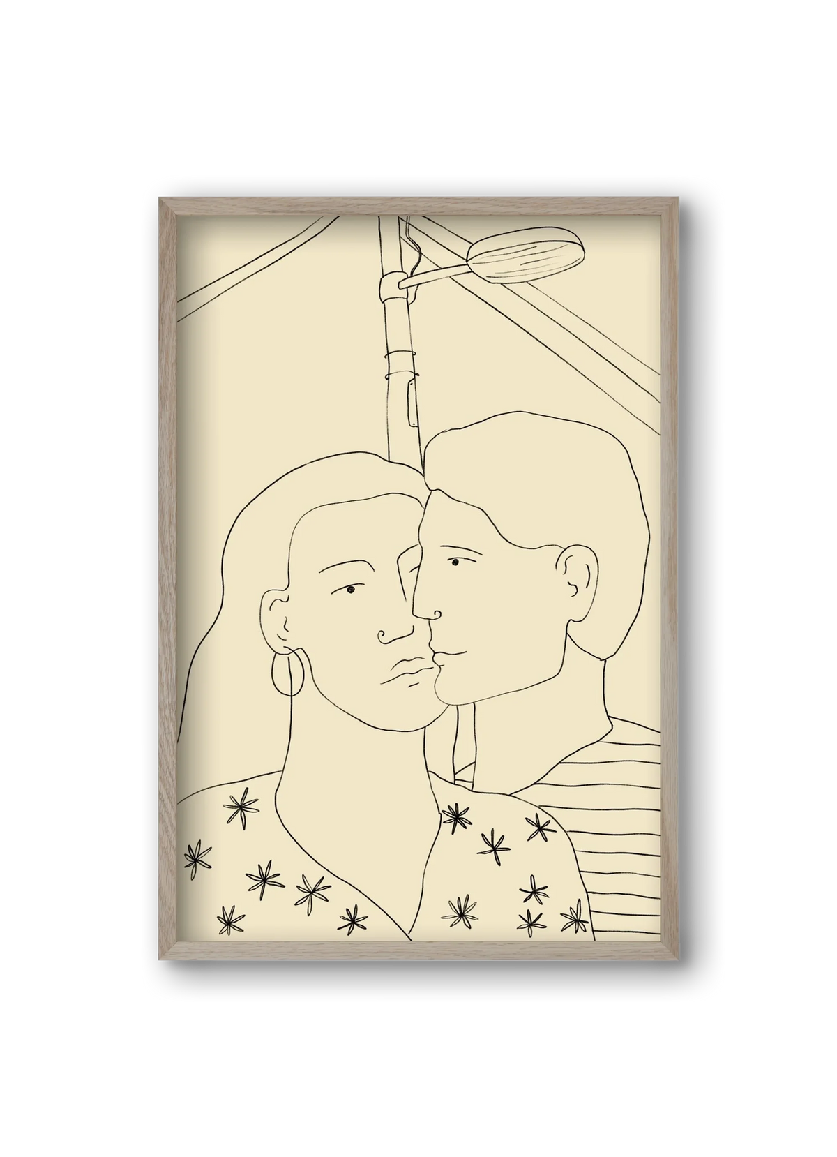 COUPLE IN LOVE UNDER A STREET SIGN - artbridge