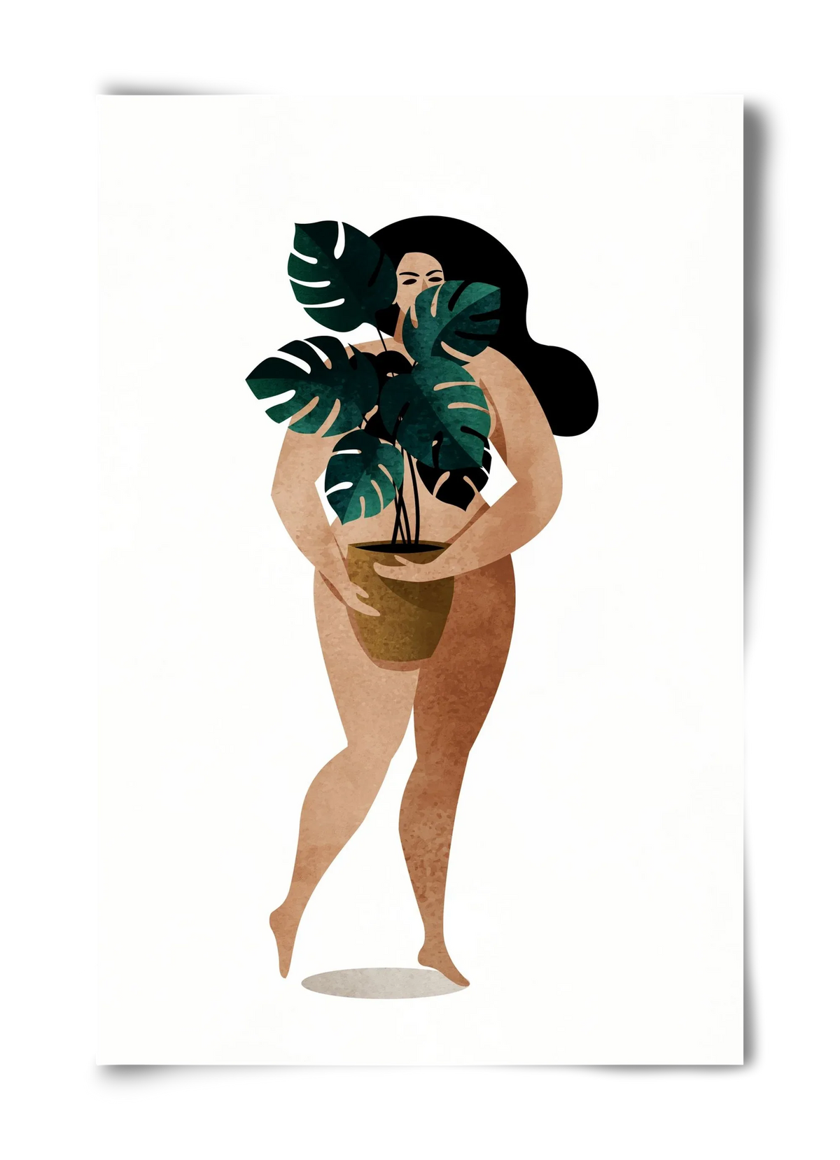 Nude With Plant - artbridge