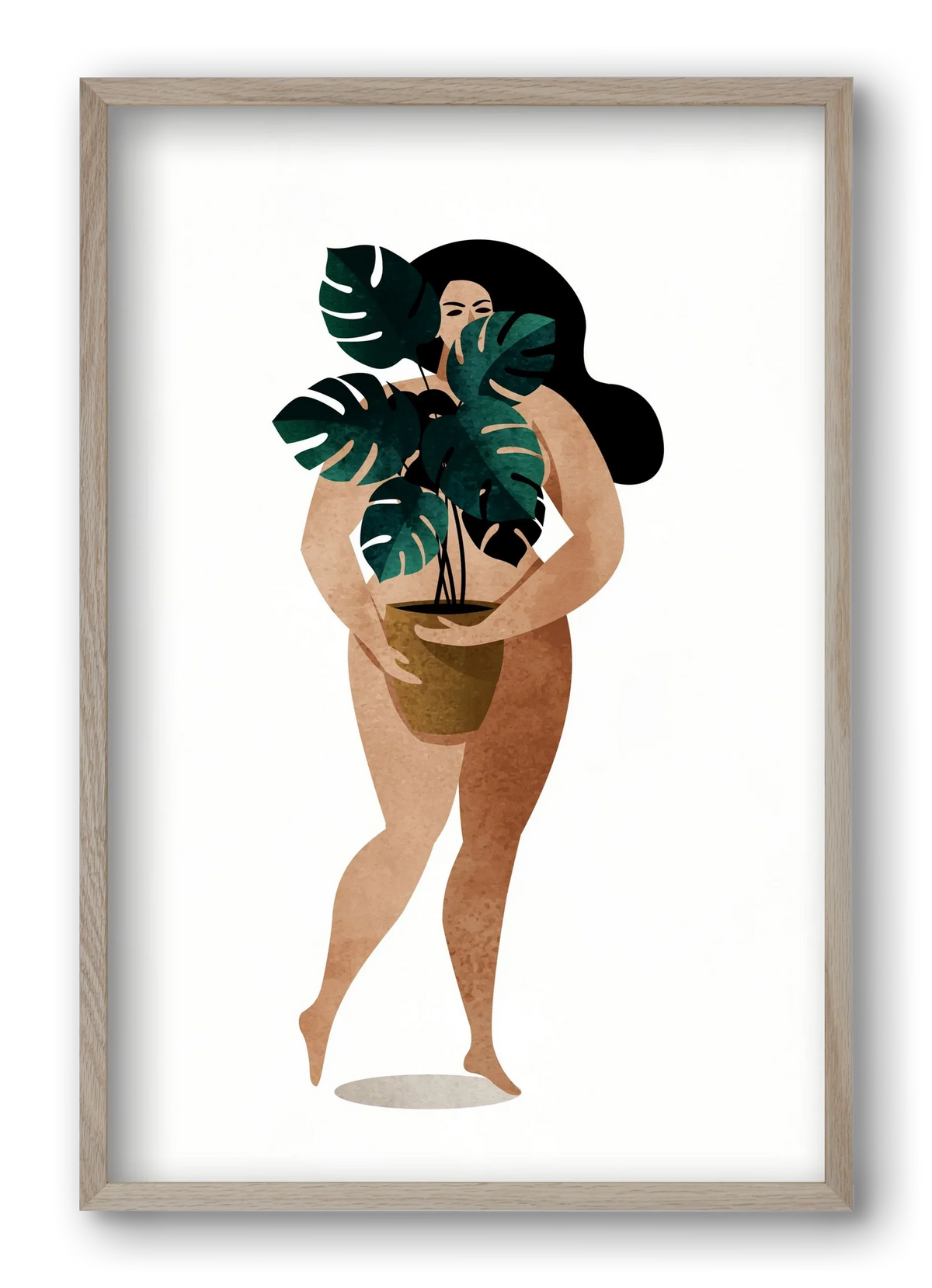 Nude With Plant - artbridge