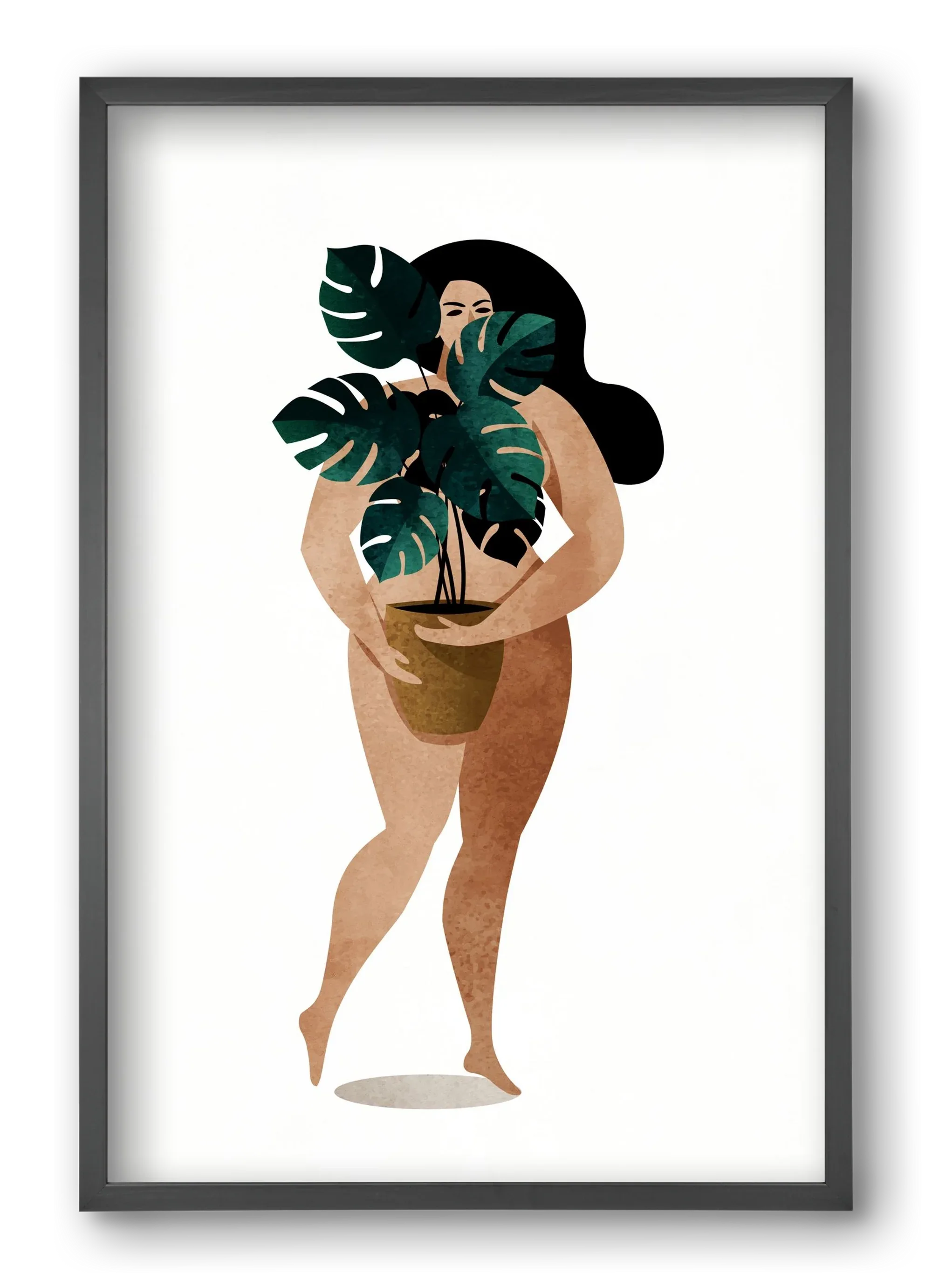 Nude With Plant - artbridge